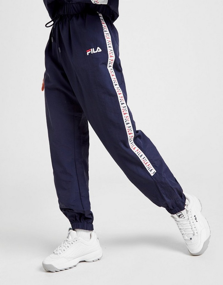 Buy Blue Fila Tape Woven Track Pants JD Sports JD Sports Ireland