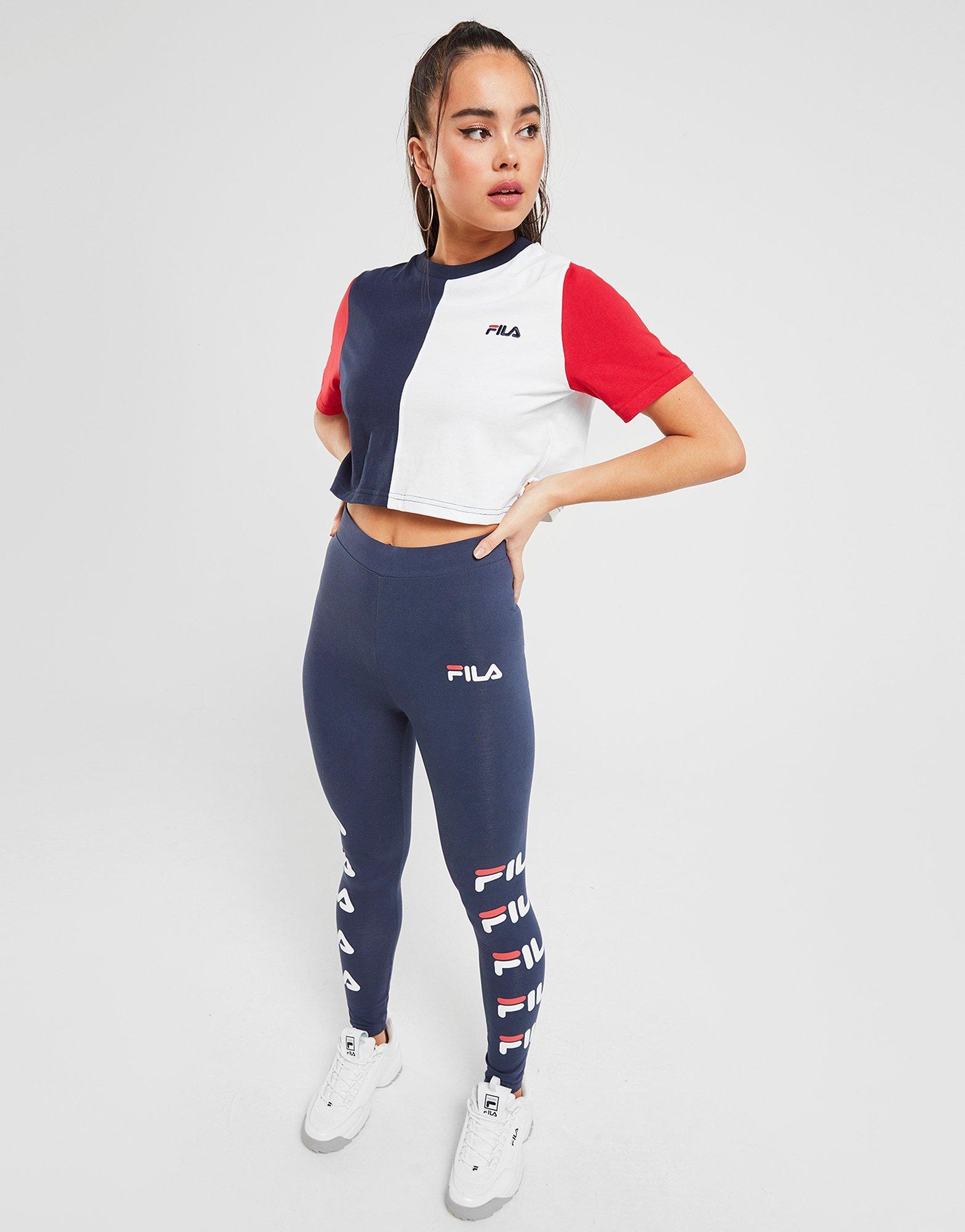 fila tights and shirt