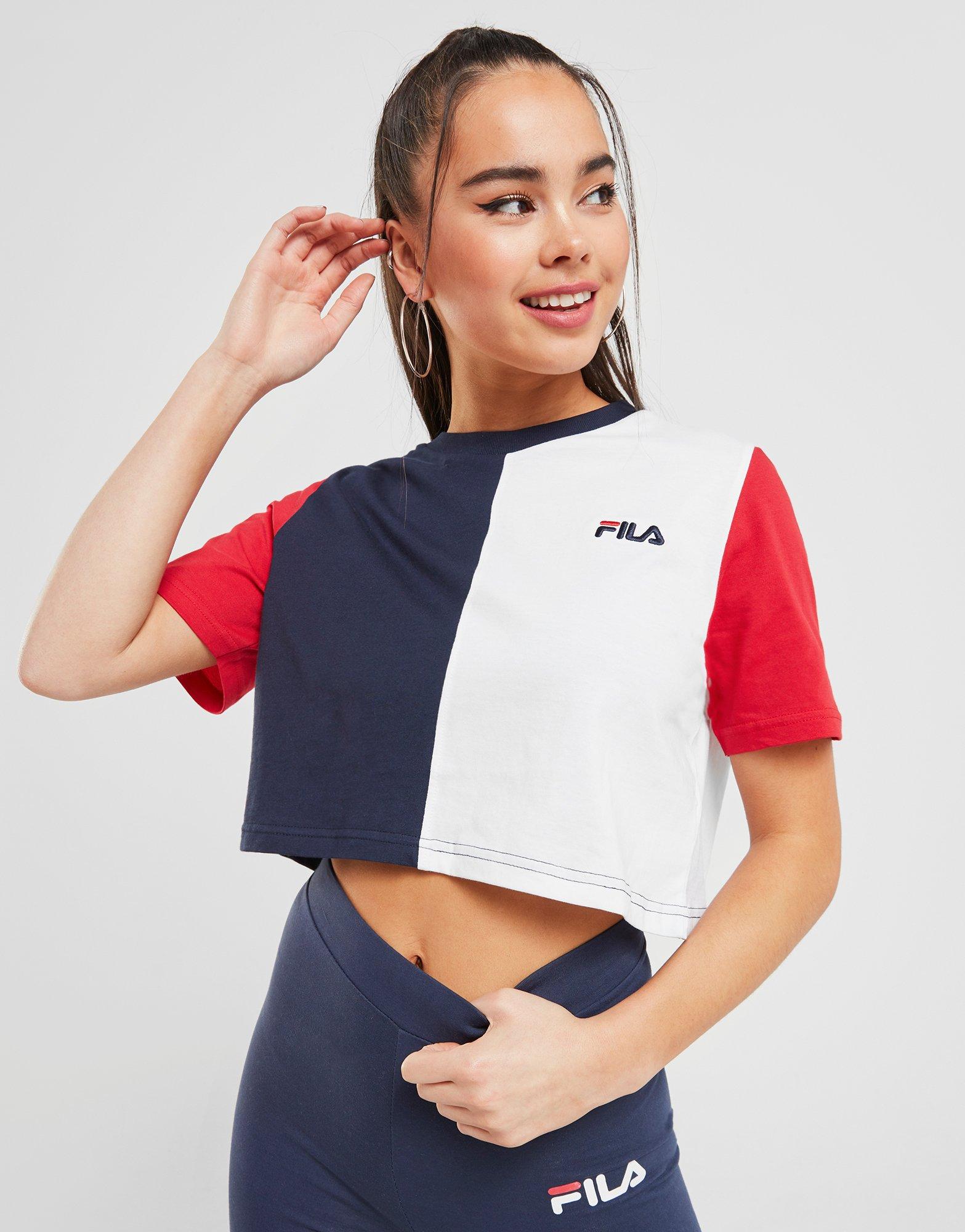 fila colour block t shirt