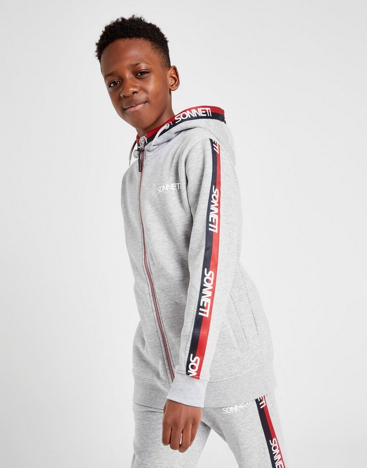 Buy Grey Sonneti Patron Zip Through Hoodie Junior | JD Sports | JD ...