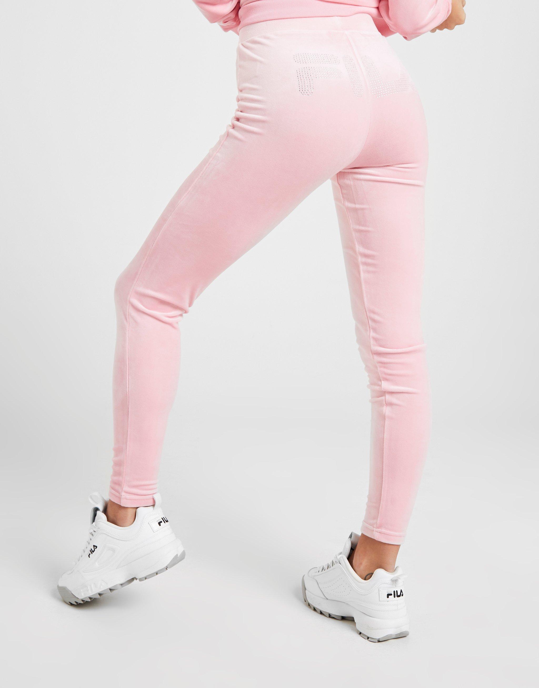 fila leggings pink