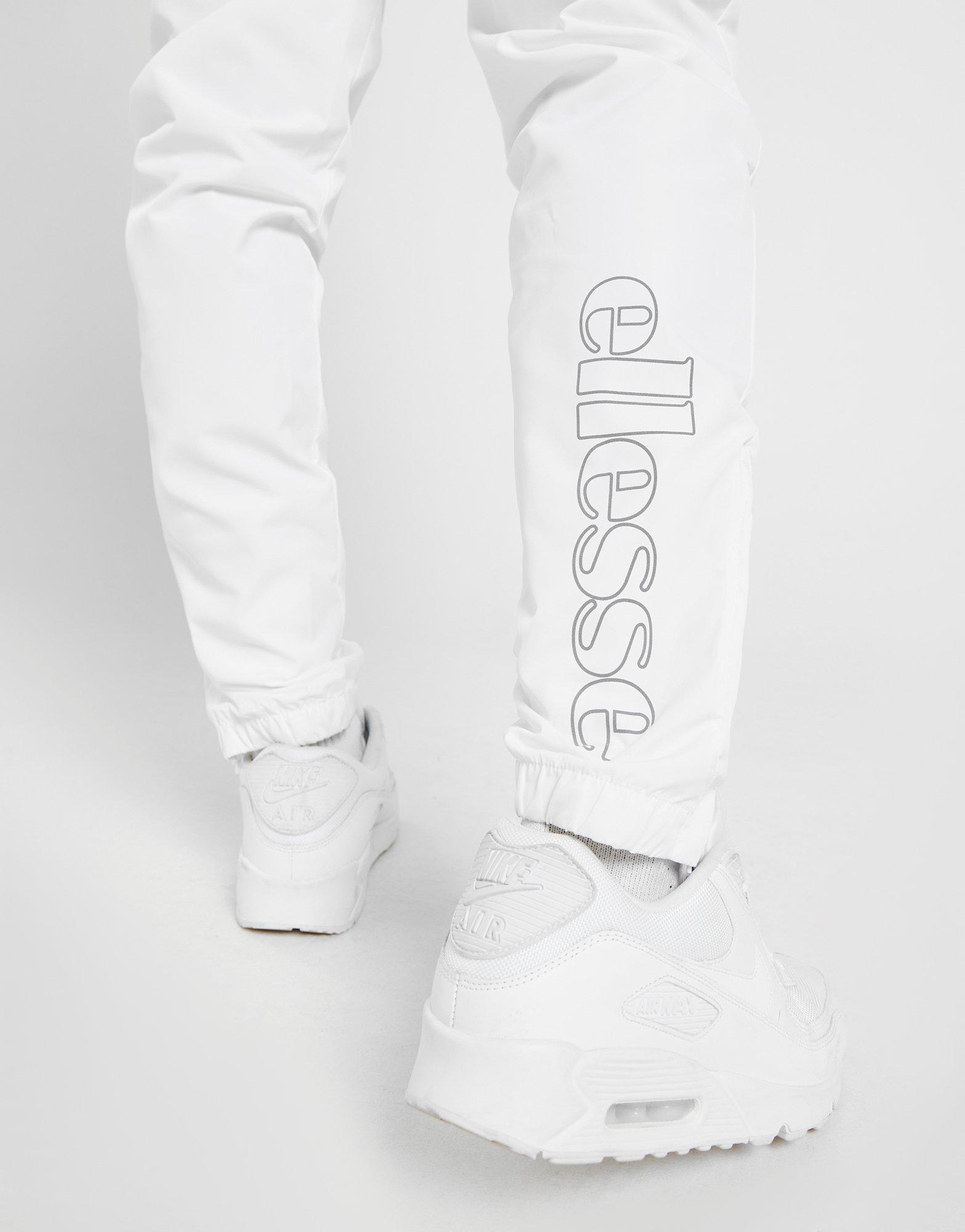 white ellesse tracksuit