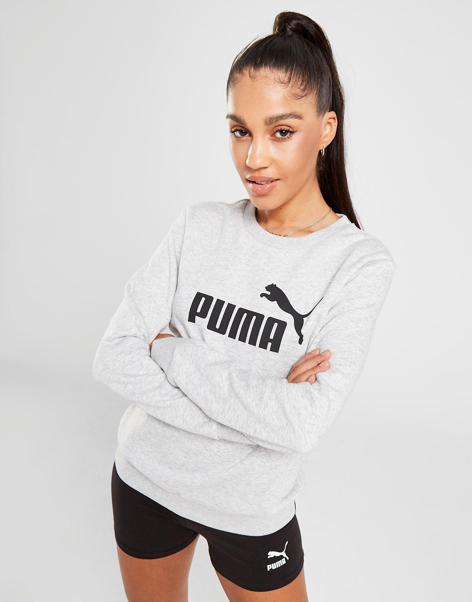 Puma core crew sweatshirt womens sale