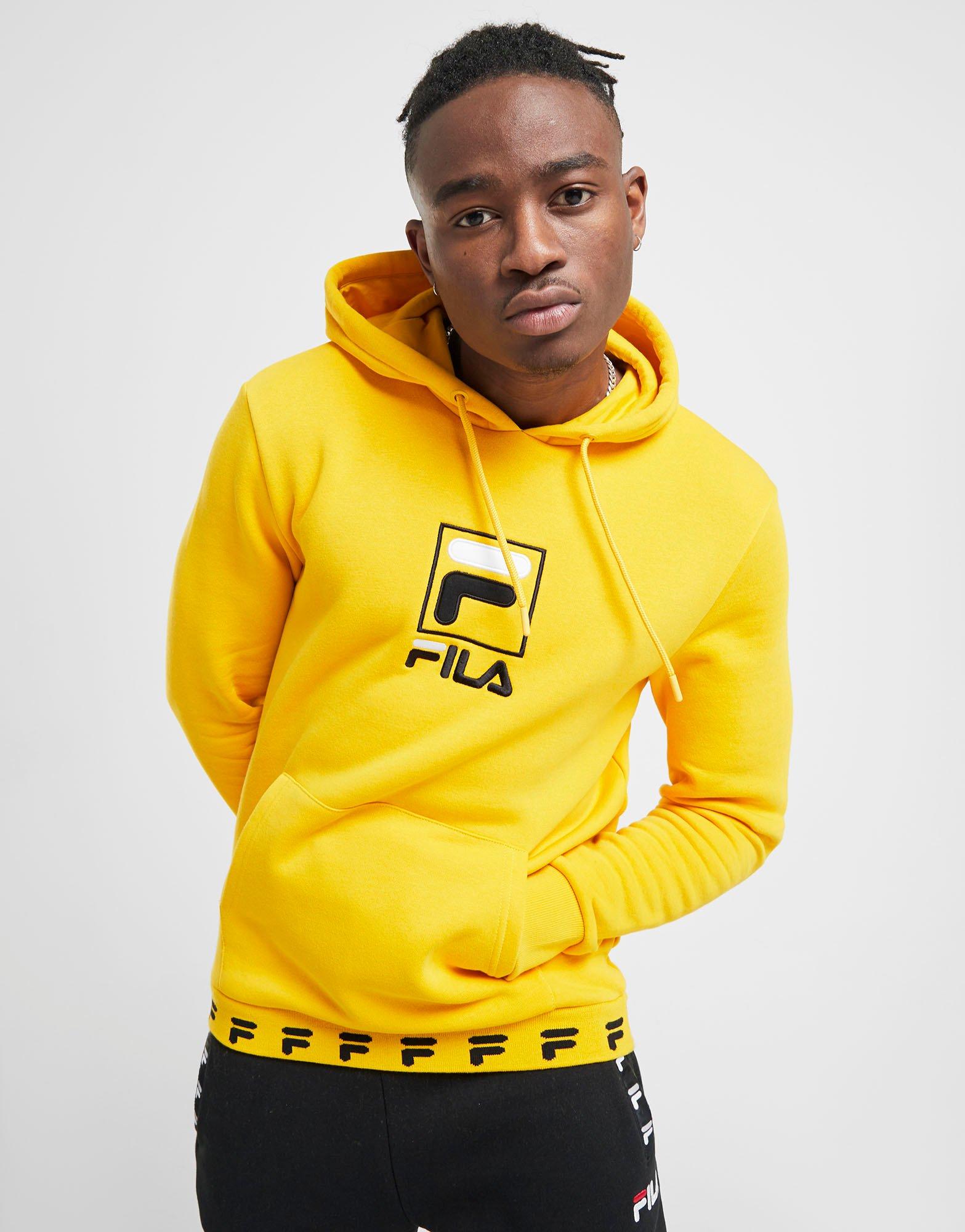 yellow fila hoodie