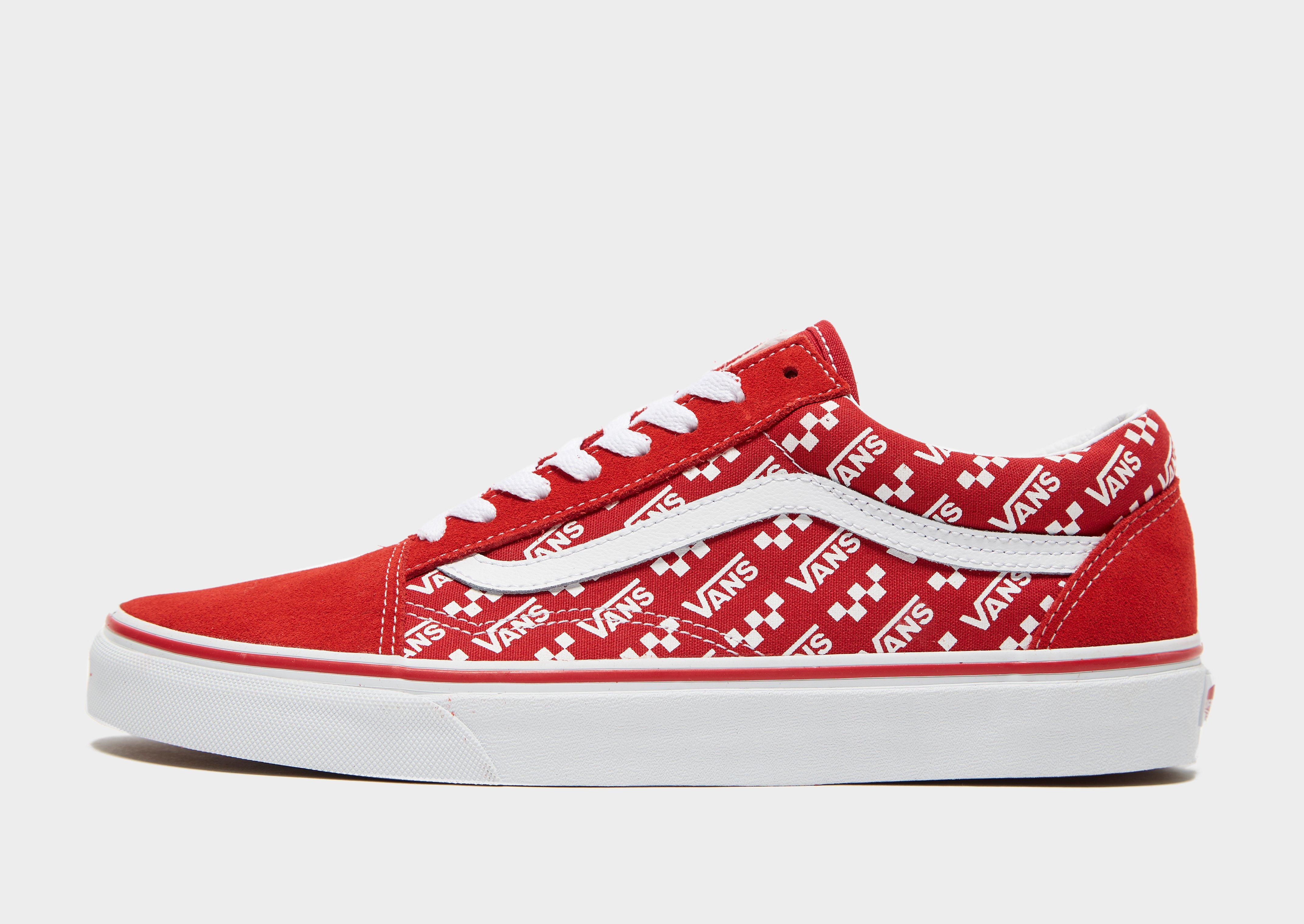 jogging vans homme rouge