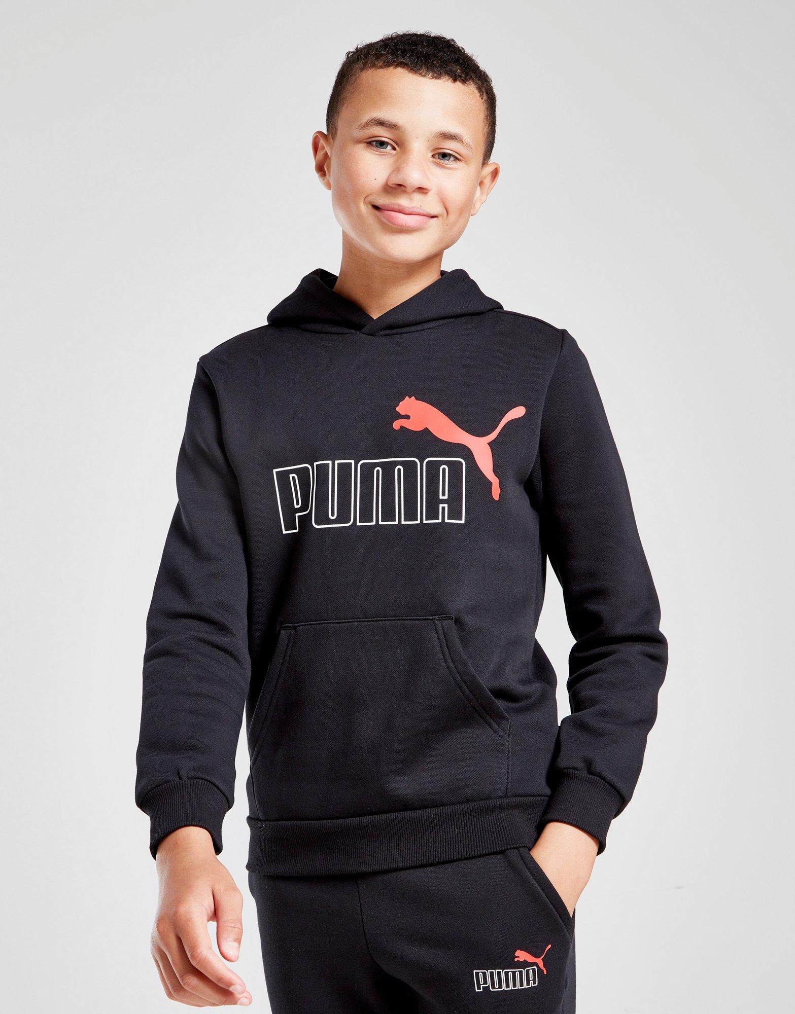 puma core logo hoodie junior