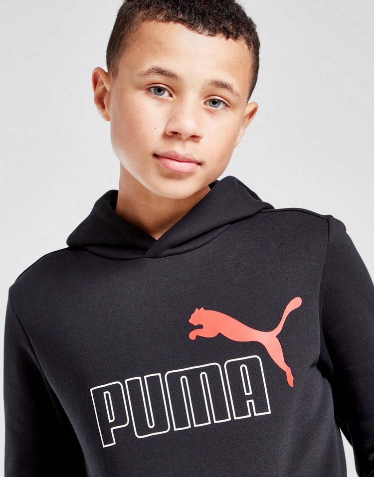 Buy Black PUMA Core Logo Hoodie Junior