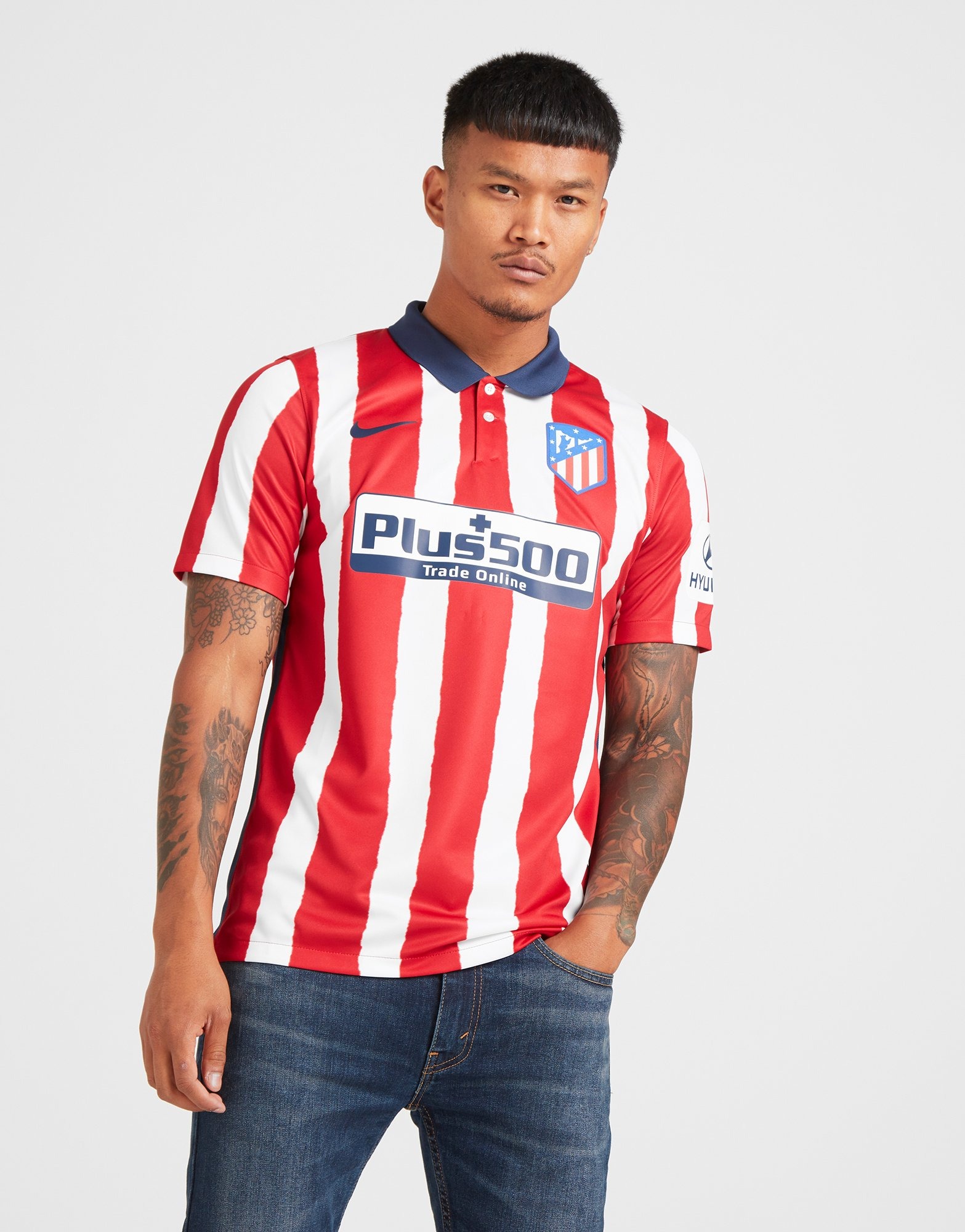 Buy Red Nike Atletico Madrid 2020 21 Home Shirt Jd Sports