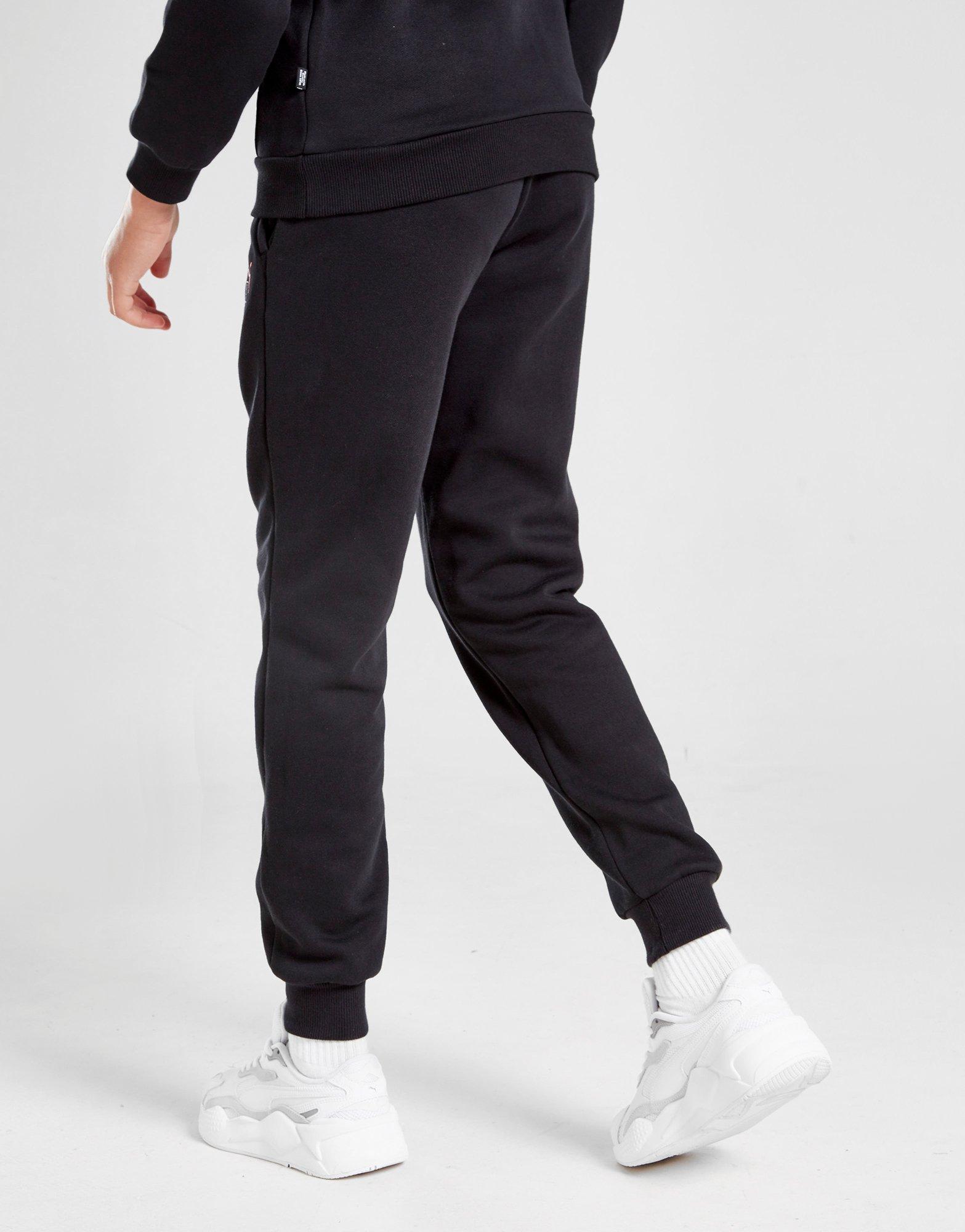 puma core logo pants black