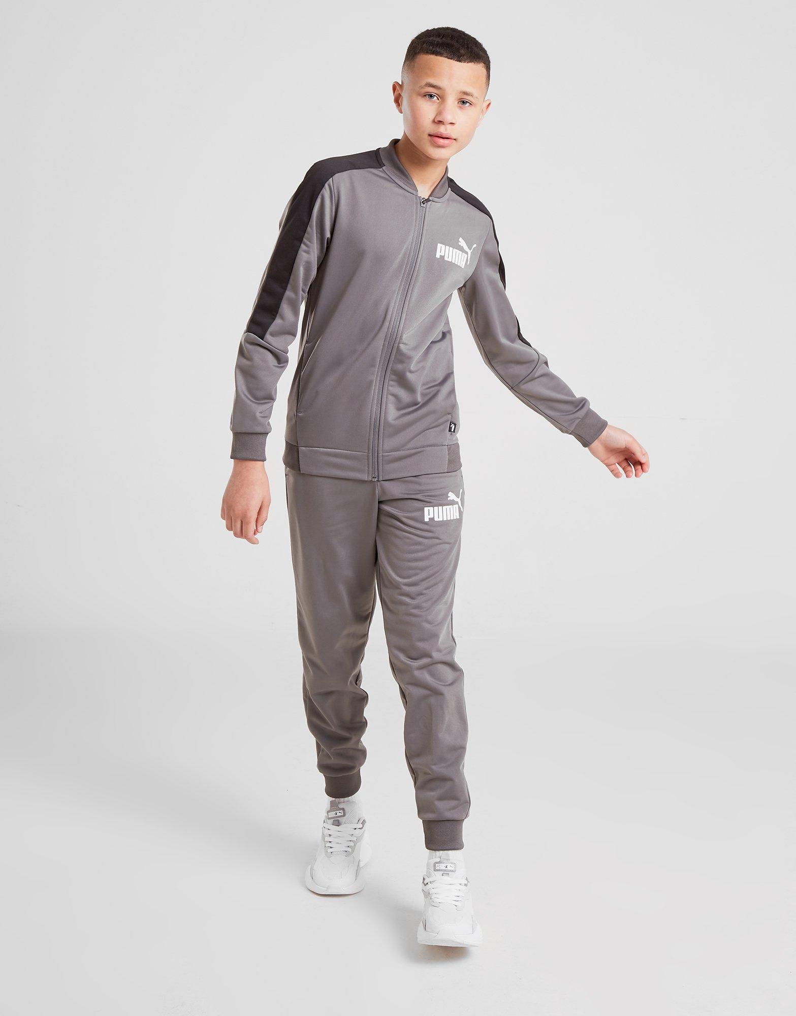 gray puma tracksuit