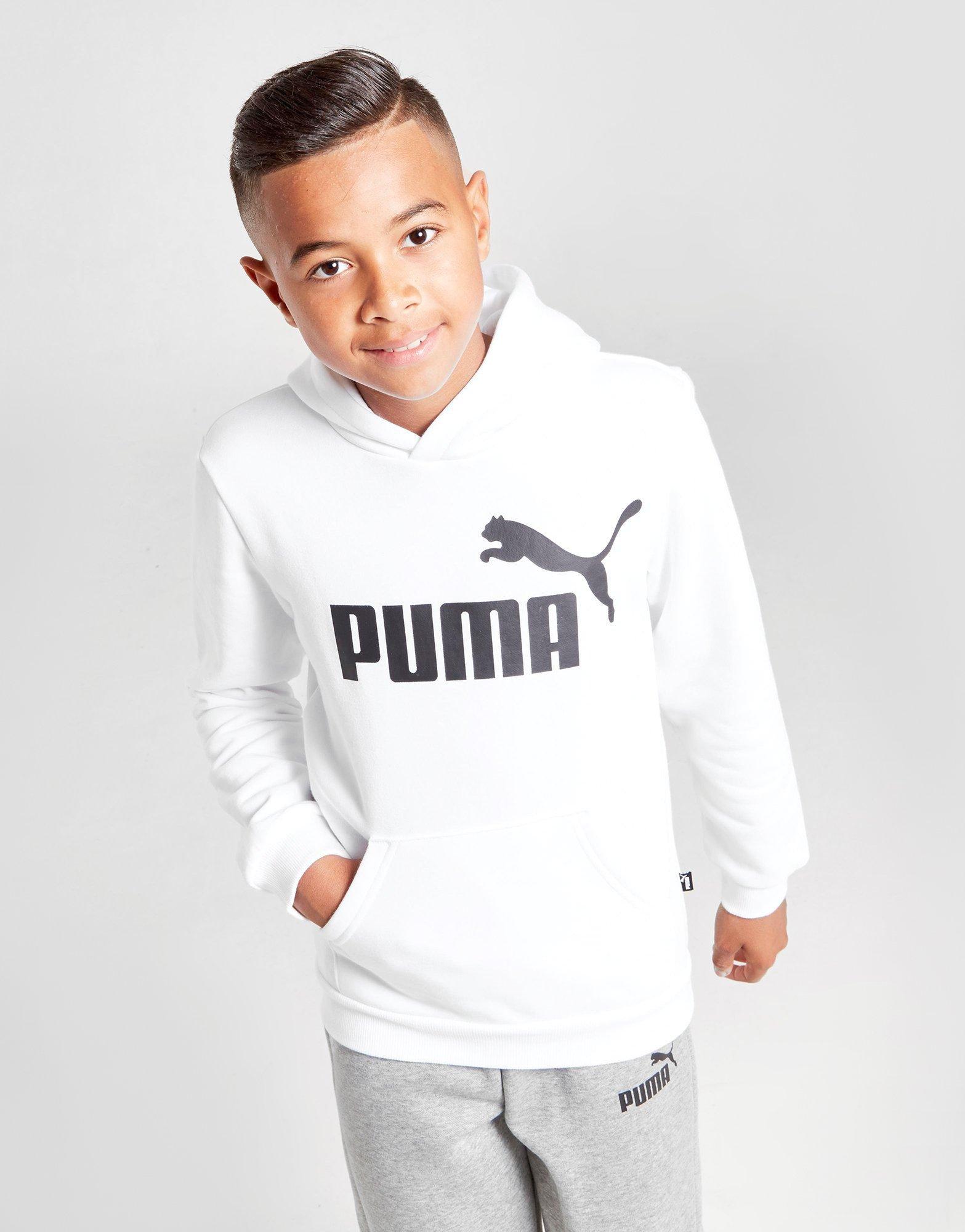 puma grey hoodie junior