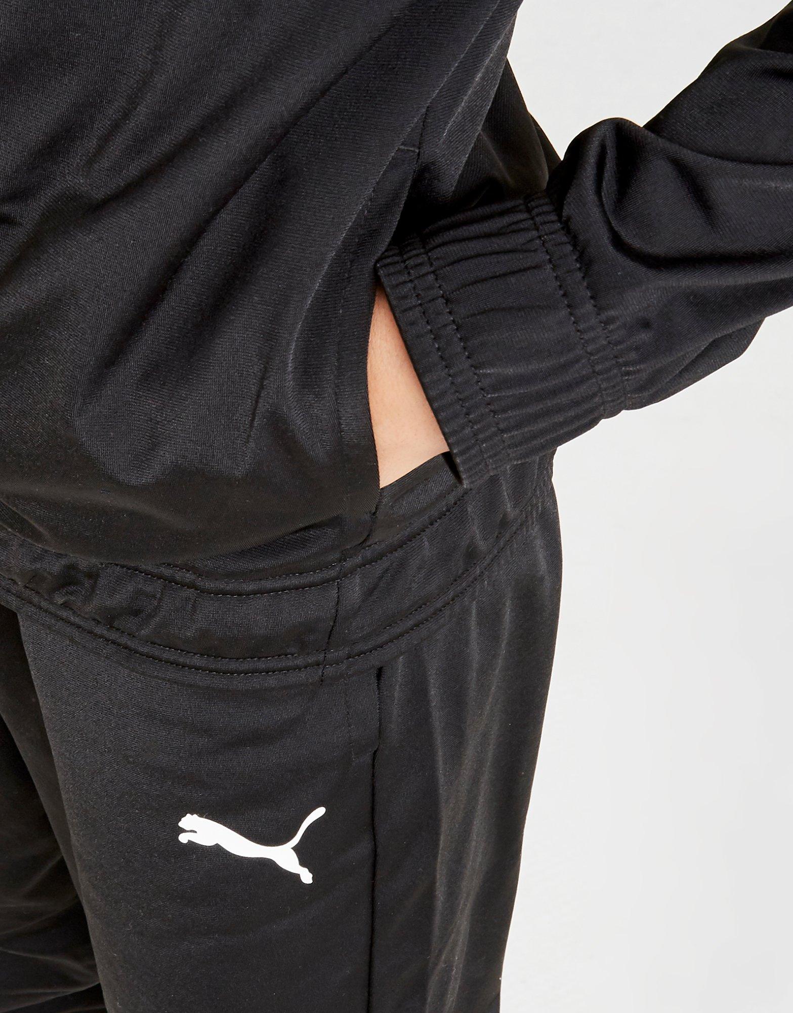 grey puma tracksuit junior