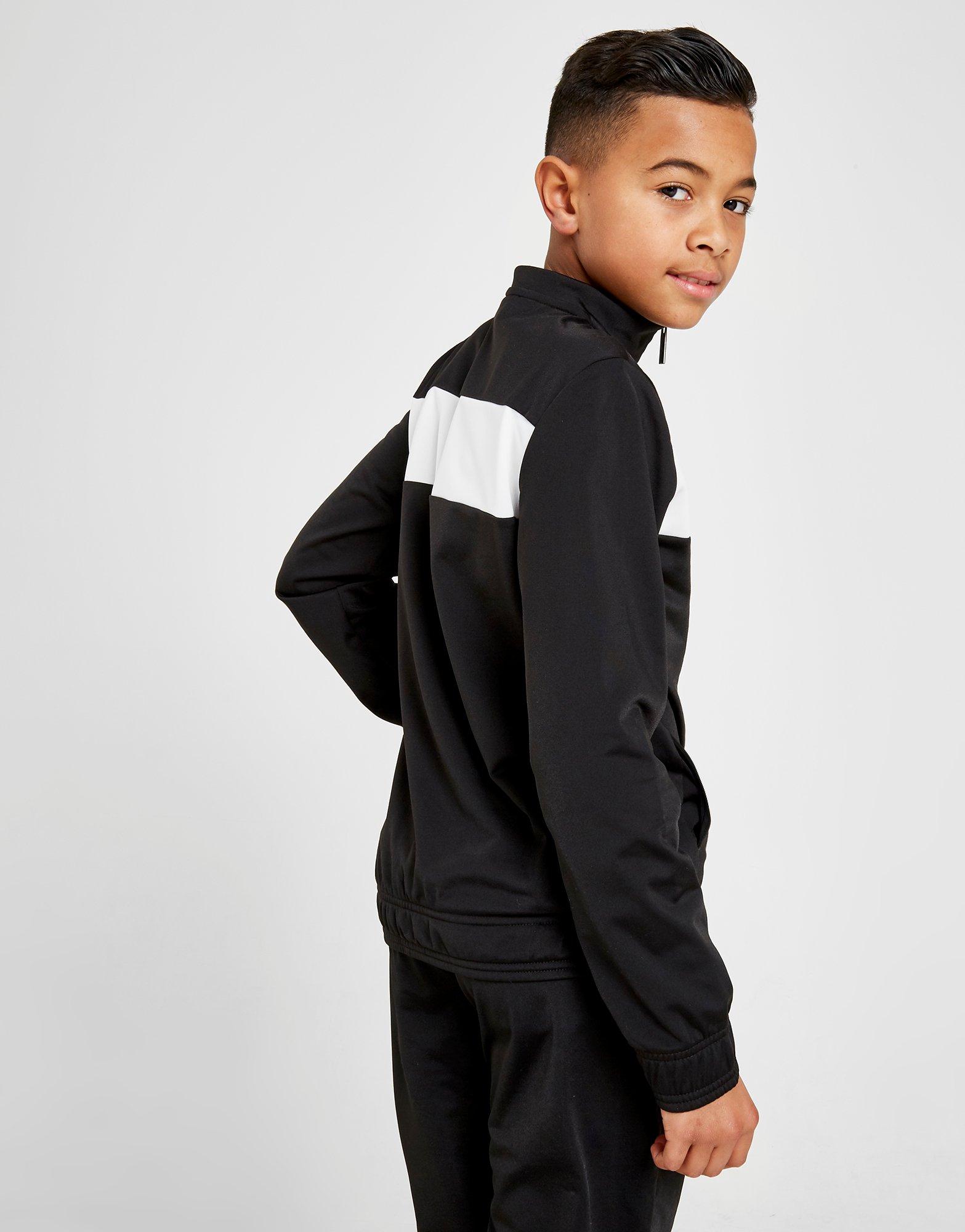 black puma tracksuit junior