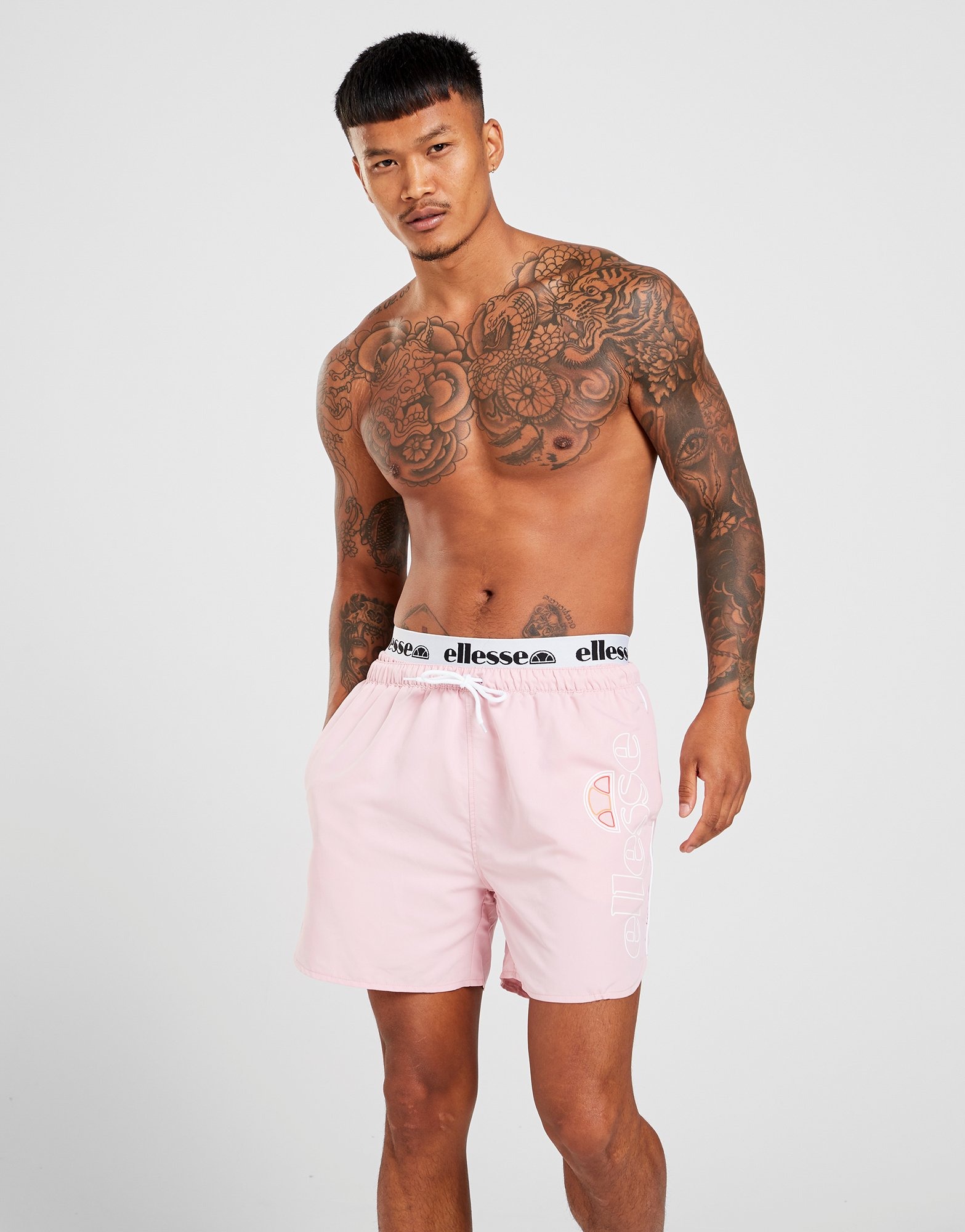 Buy Pink Ellesse Surfioni Swim Shorts Men's JD Sports JD Sports Ireland