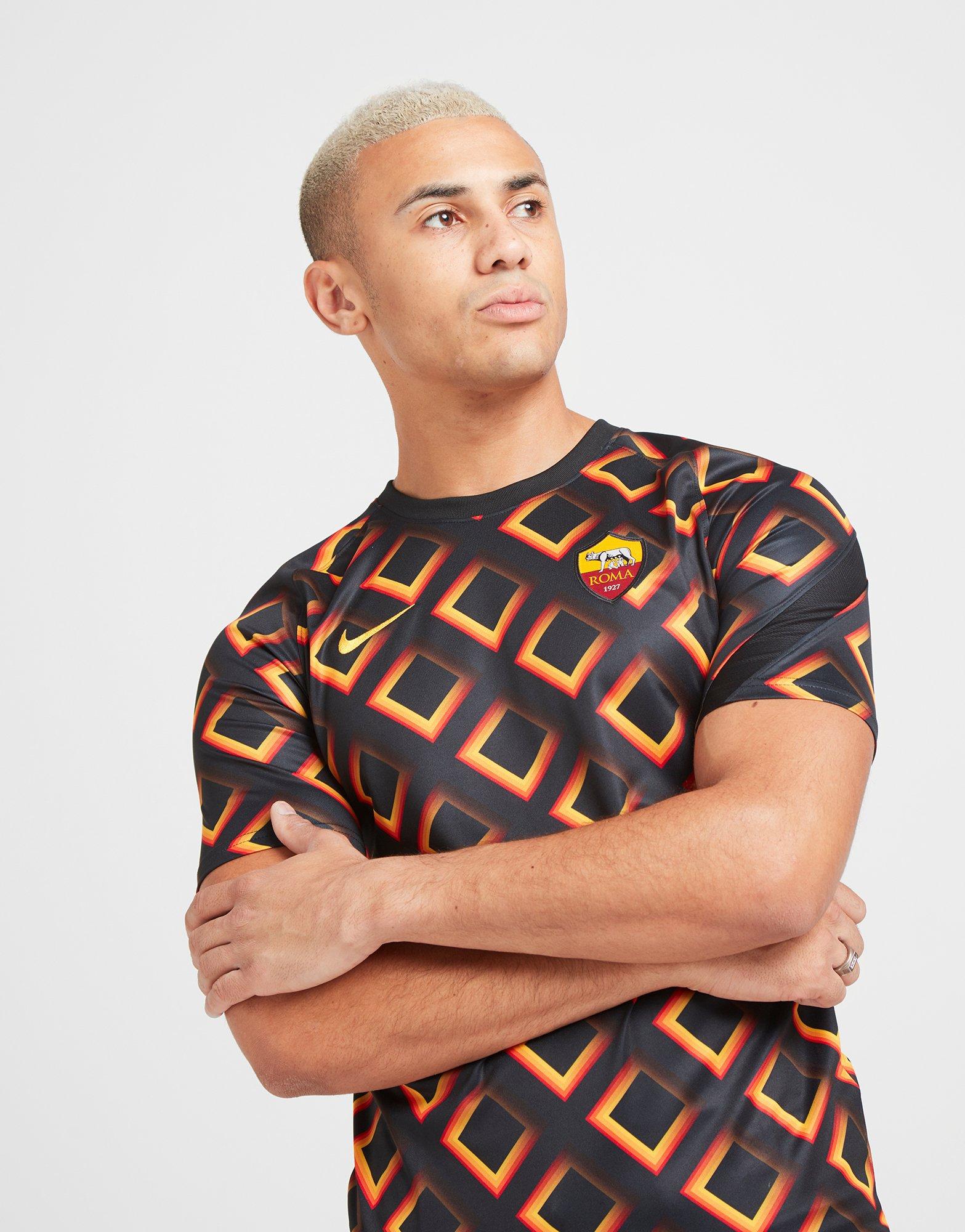 roma pre match shirt