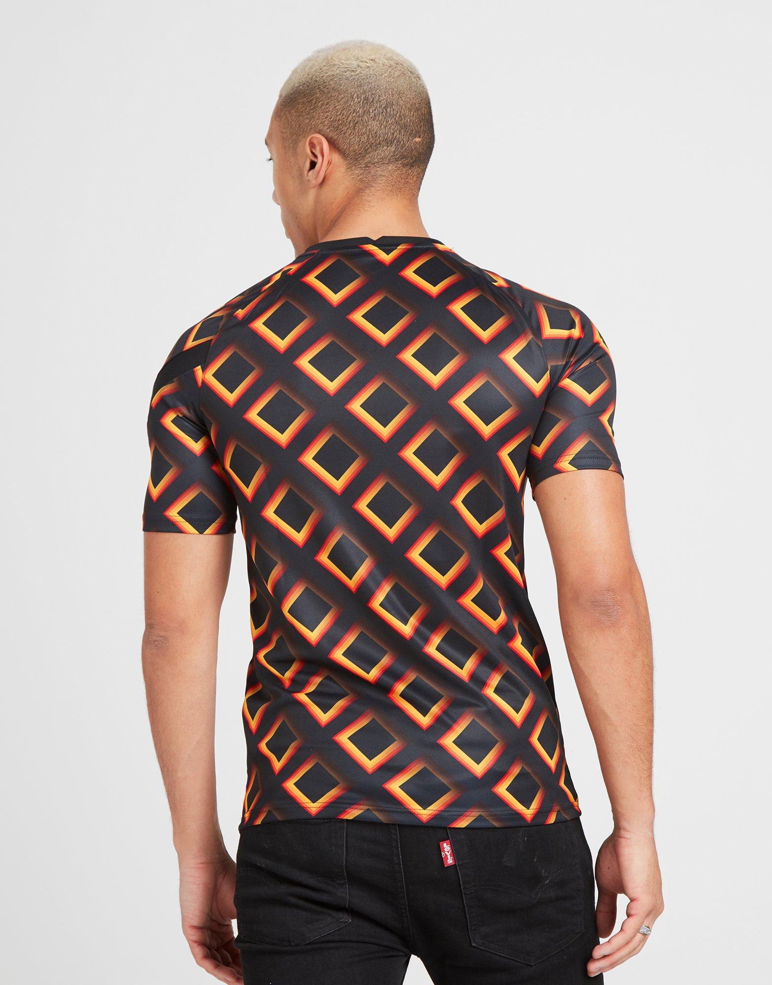 roma pre match shirt