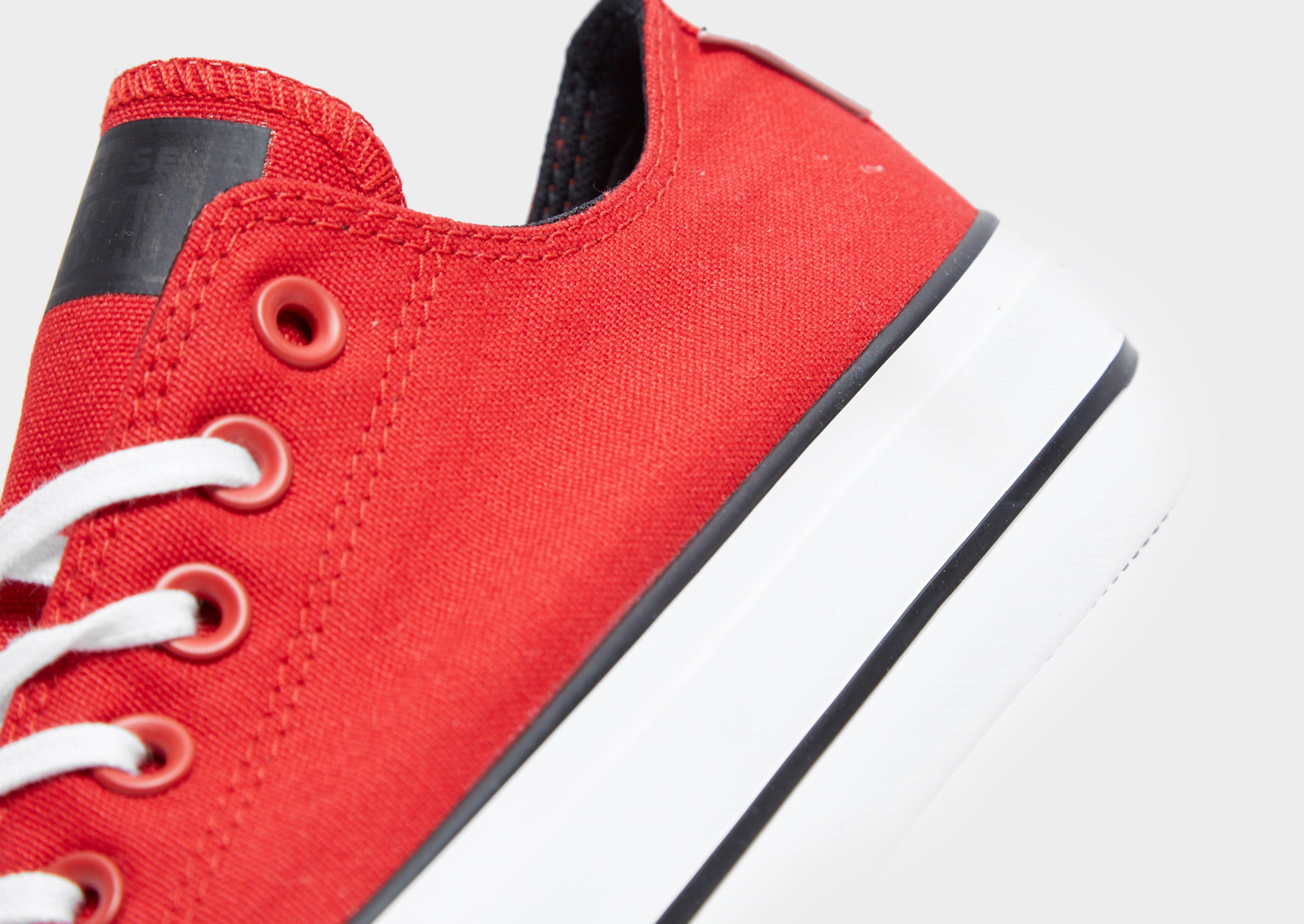 converse low donna rosso