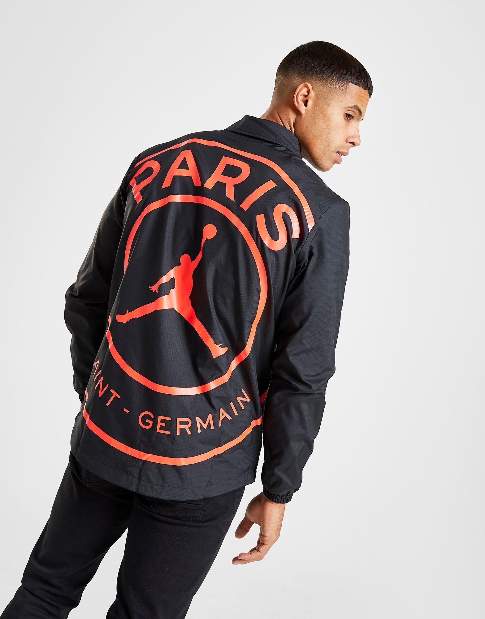 nike jordan x psg coaches jacket