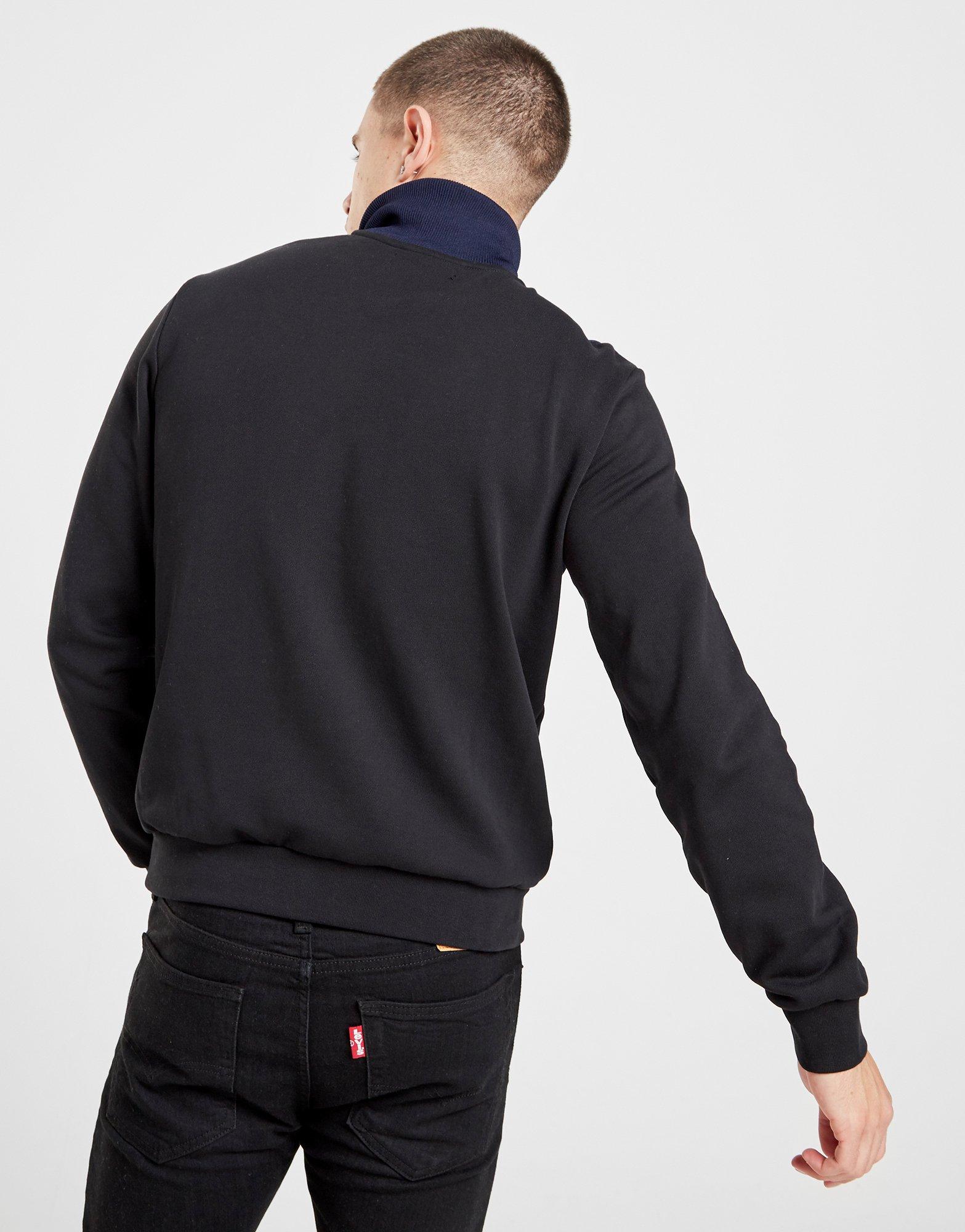 fred perry quarter zip sweatshirt