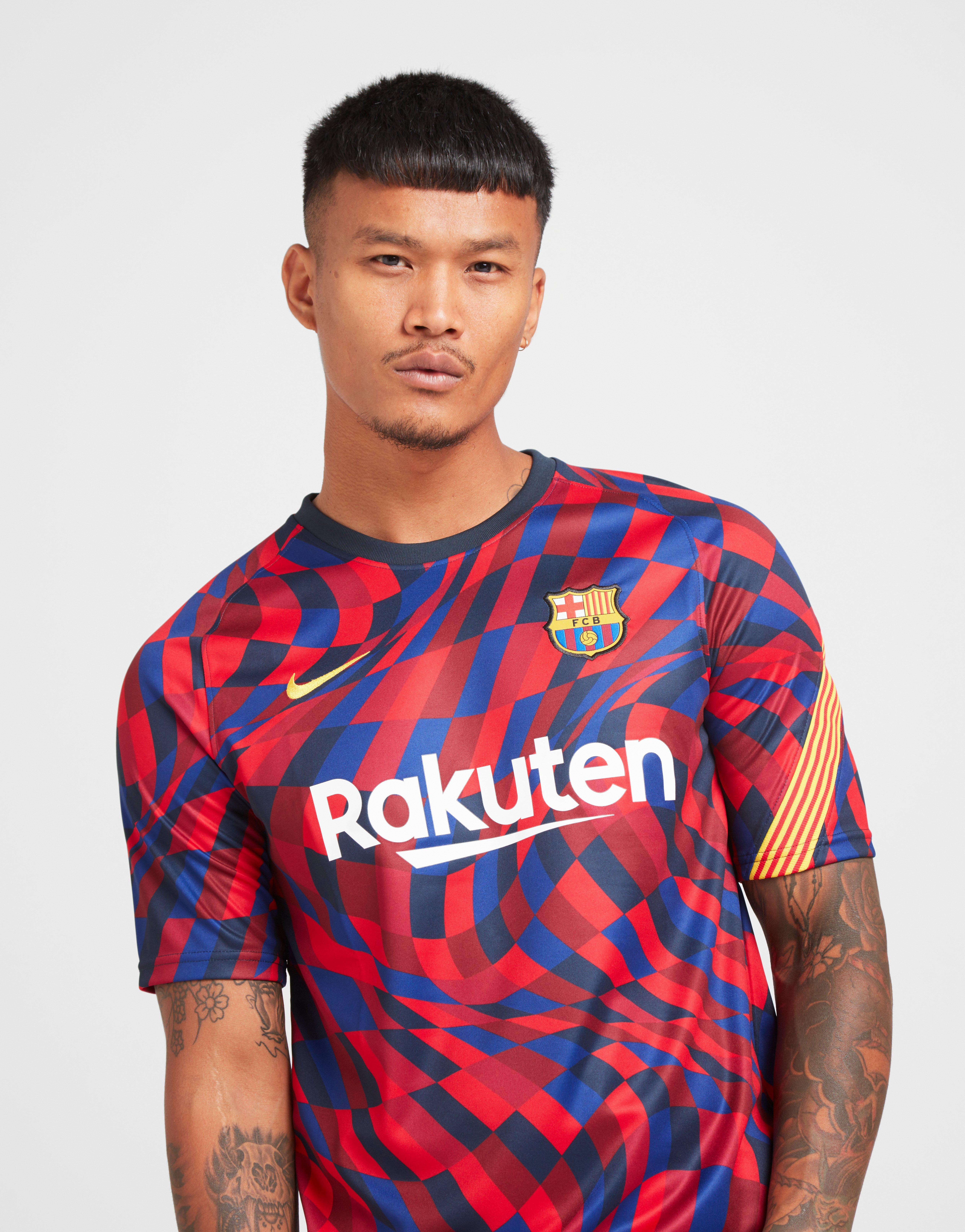 barcelona pre match jersey