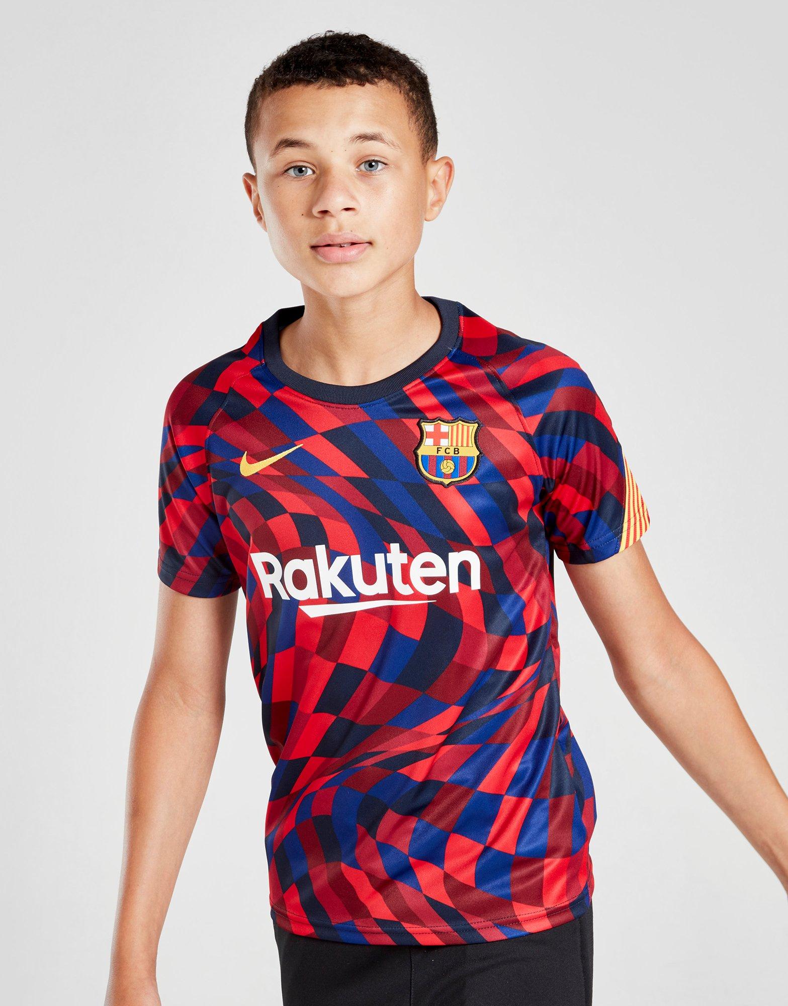 fc barcelona pre match jersey