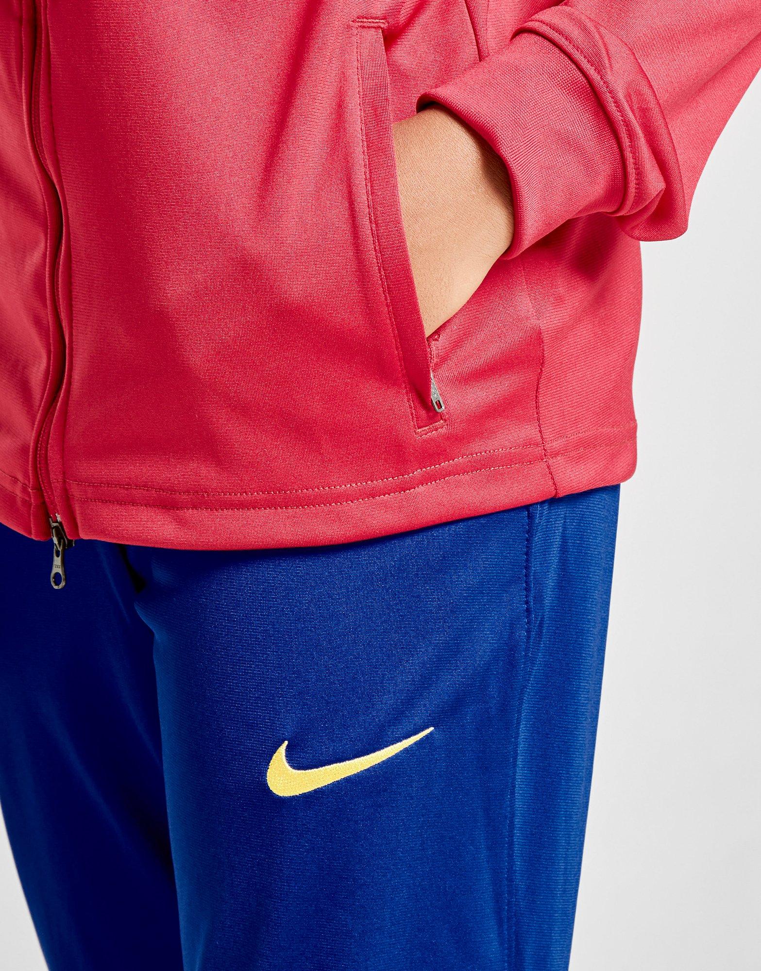 barcelona tracksuit junior