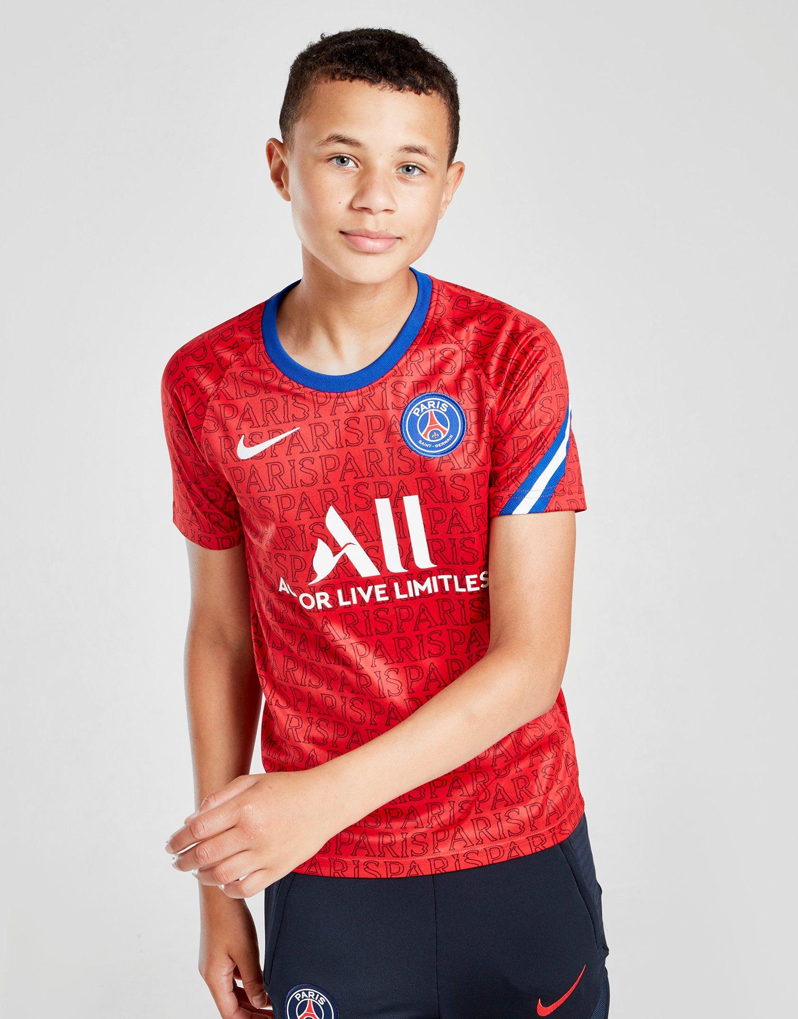 psg pre match shirt