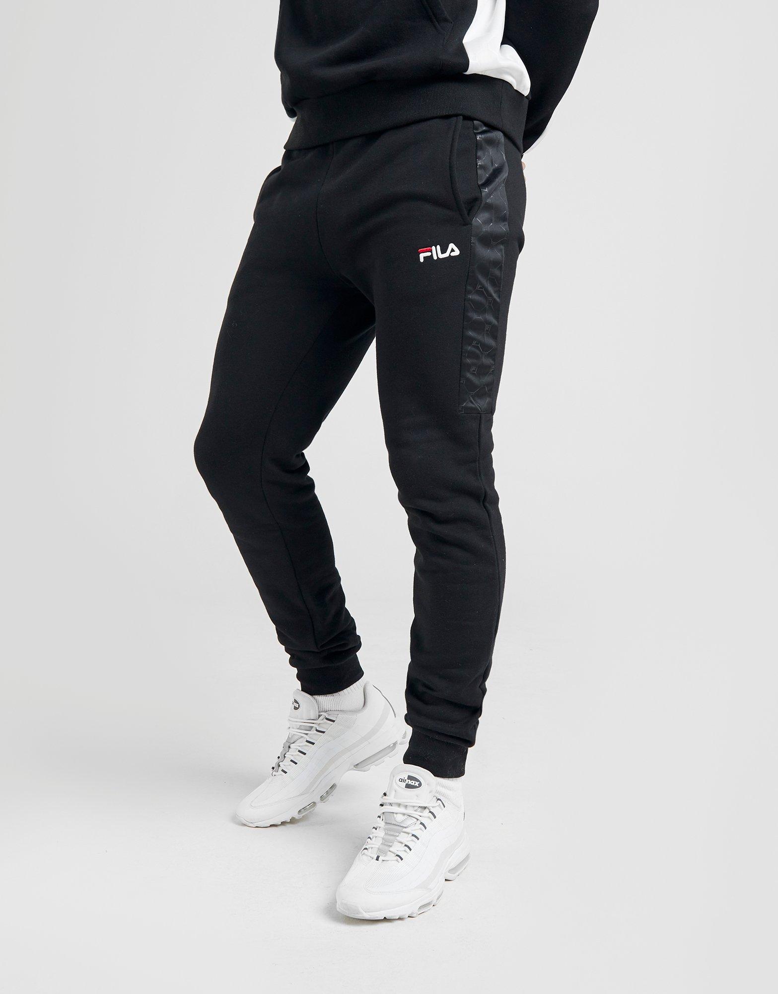 fila joggers black