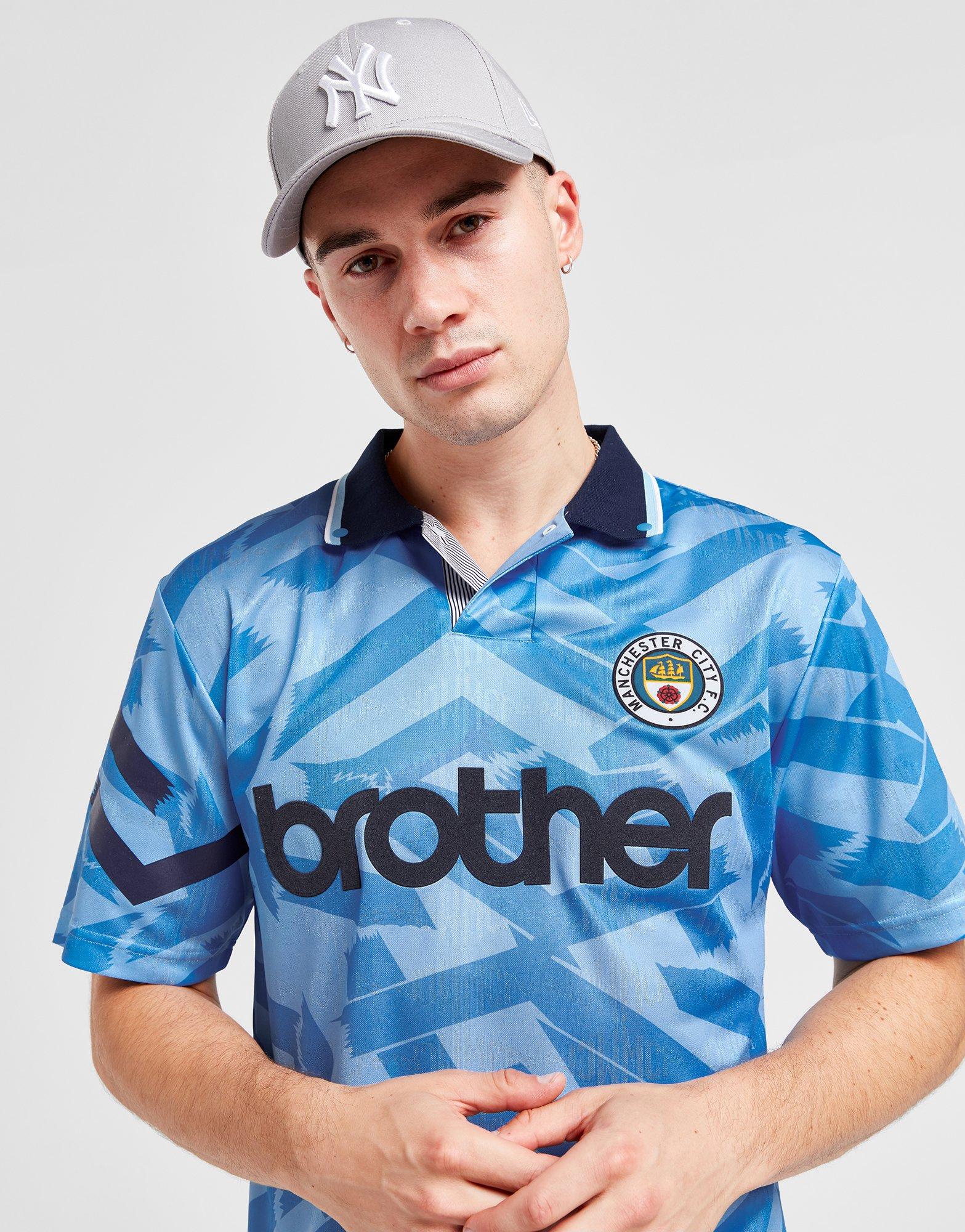 Manchester city retro jersey