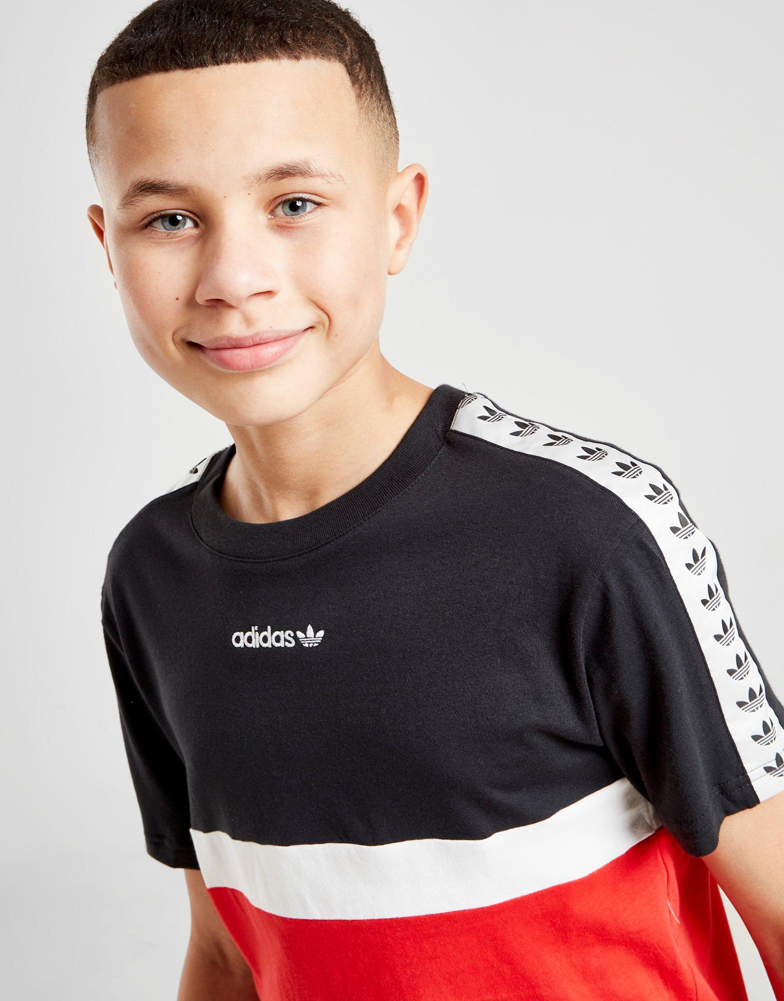 adidas originals tape shirt