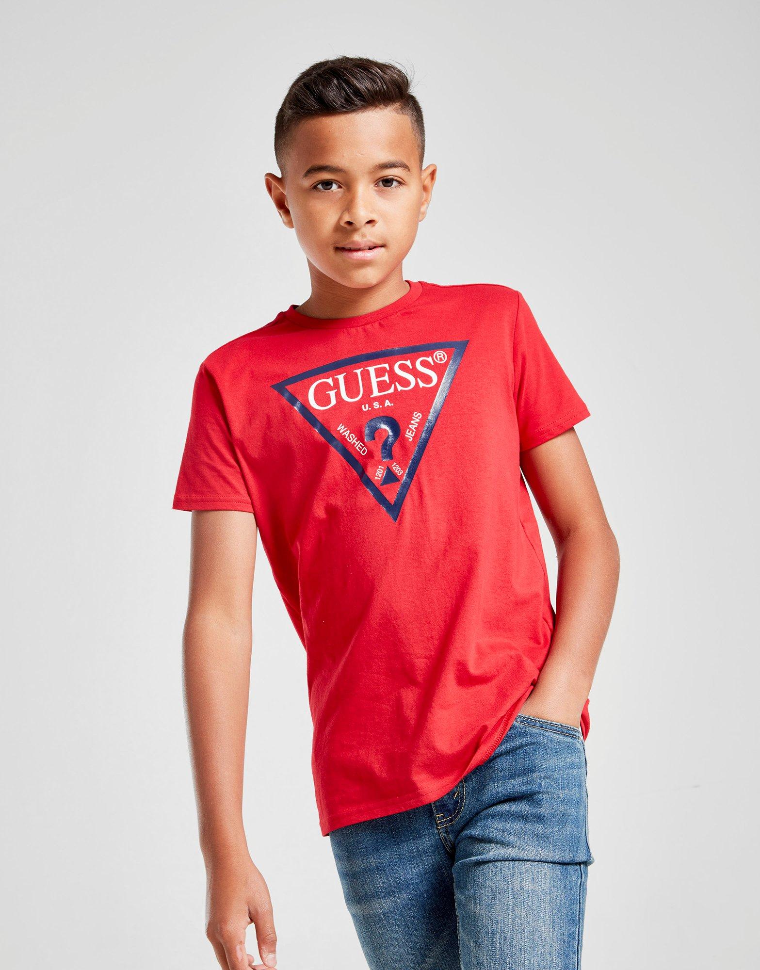 guess shirt triangle