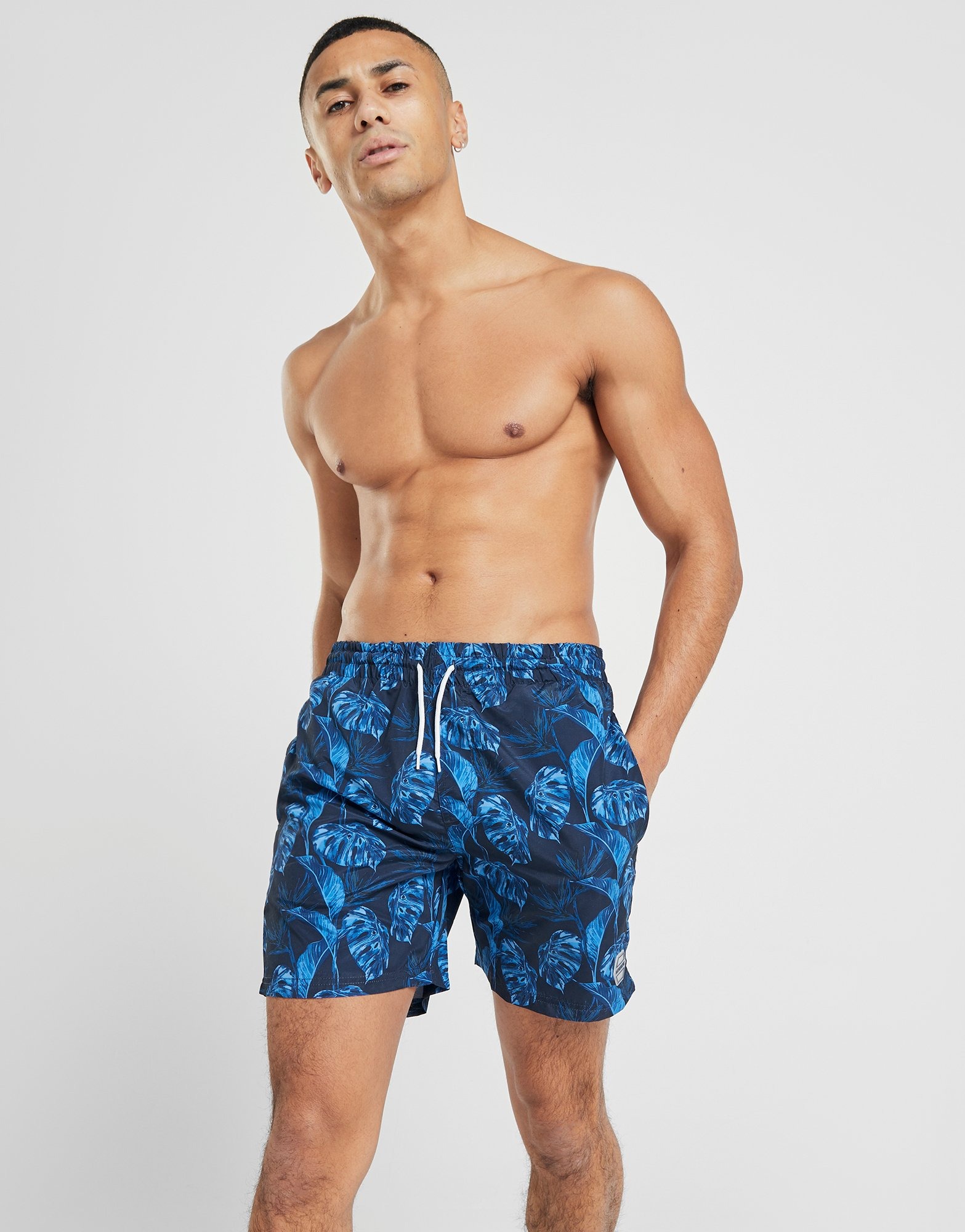 Koop Blauw McKenzie Swim Shorts Heren JD Sports