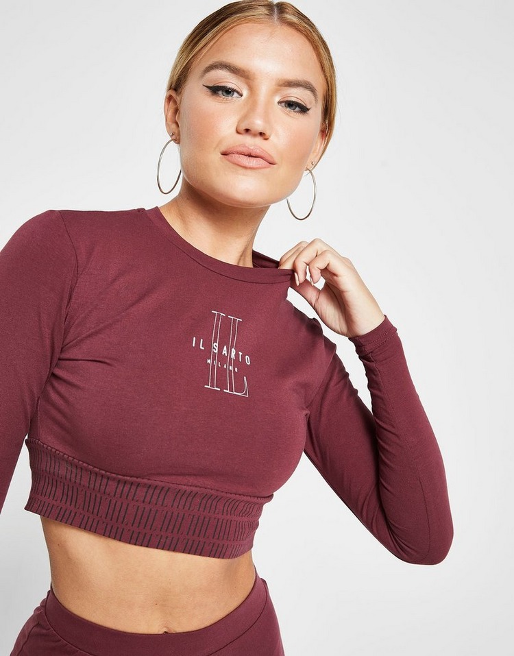 Il Sarto Logo Print Long Sleeve Top