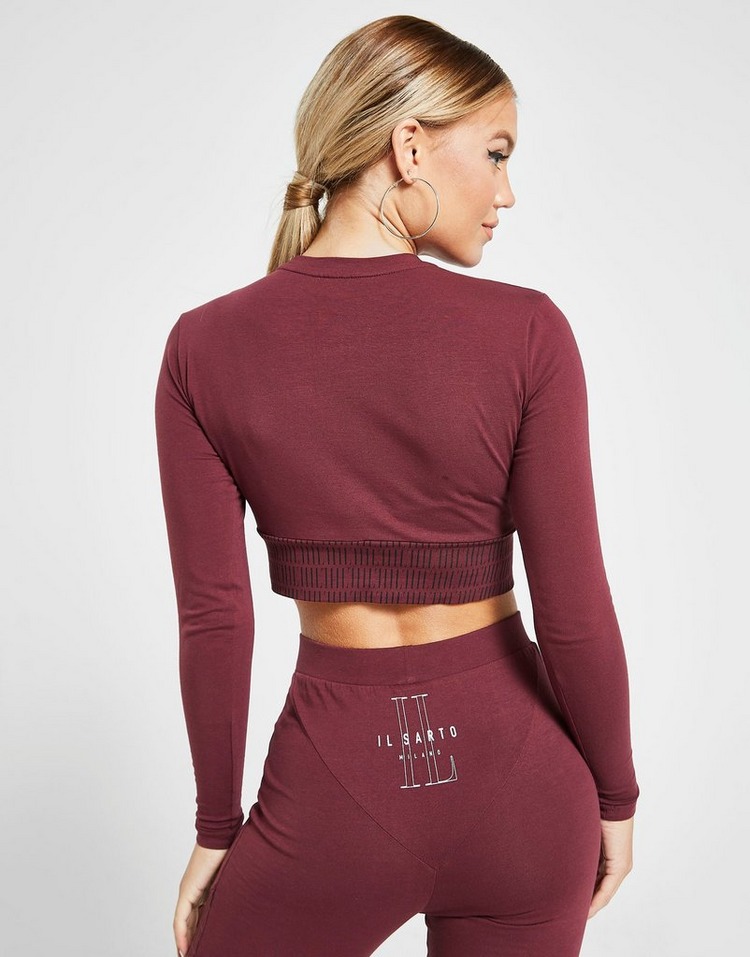 Il Sarto Logo Print Long Sleeve Top