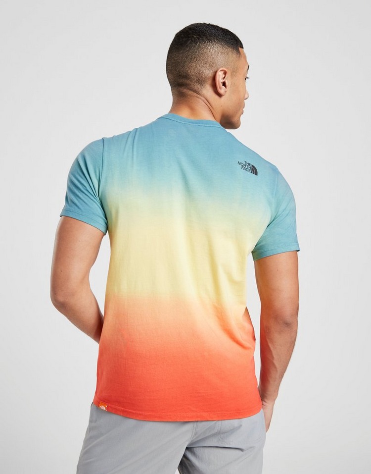 Buy Blue The North Face Sunset Fade T-Shirt | JD Sports | JD Sports Ireland