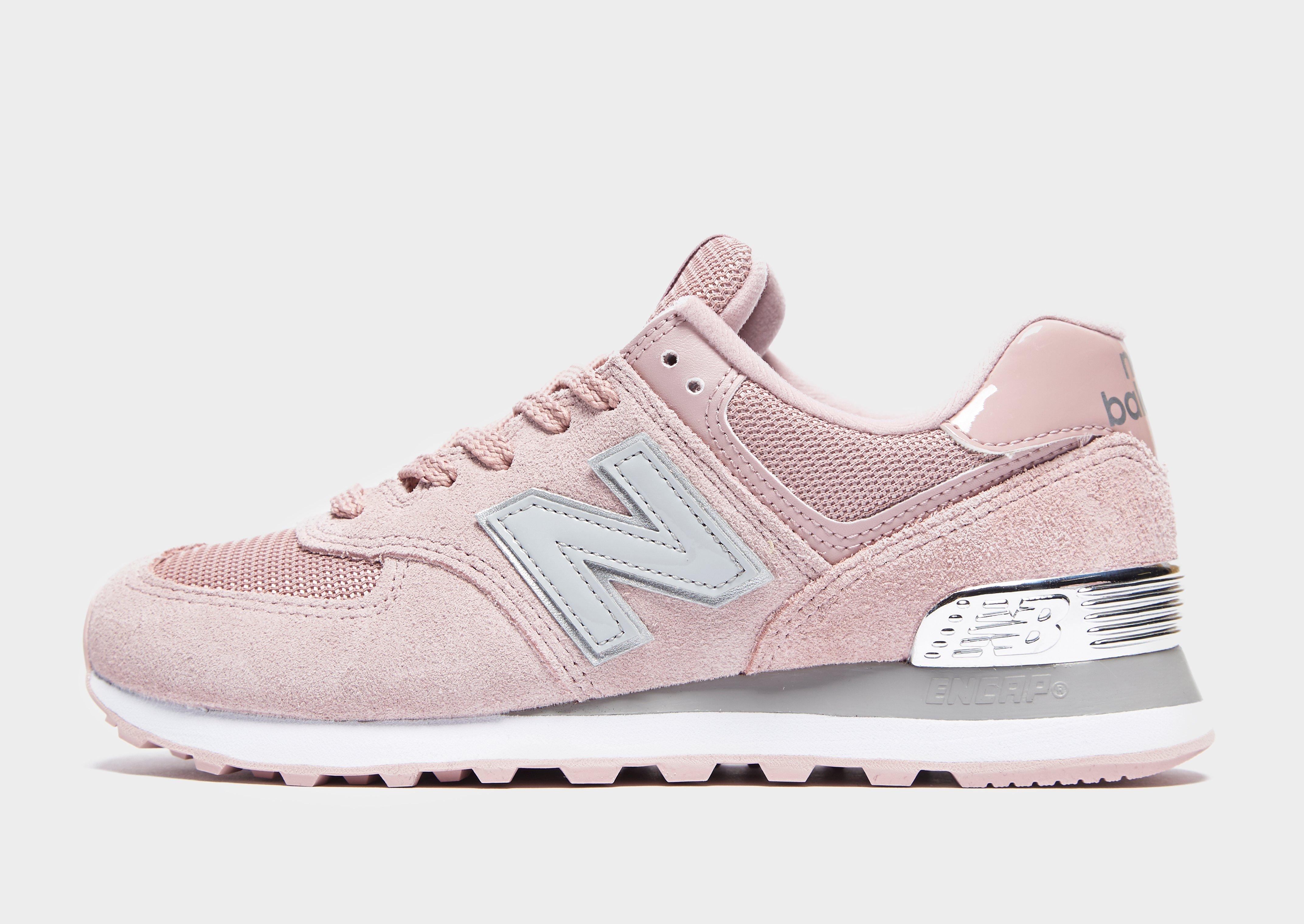 new balance 574 femme grise et rose