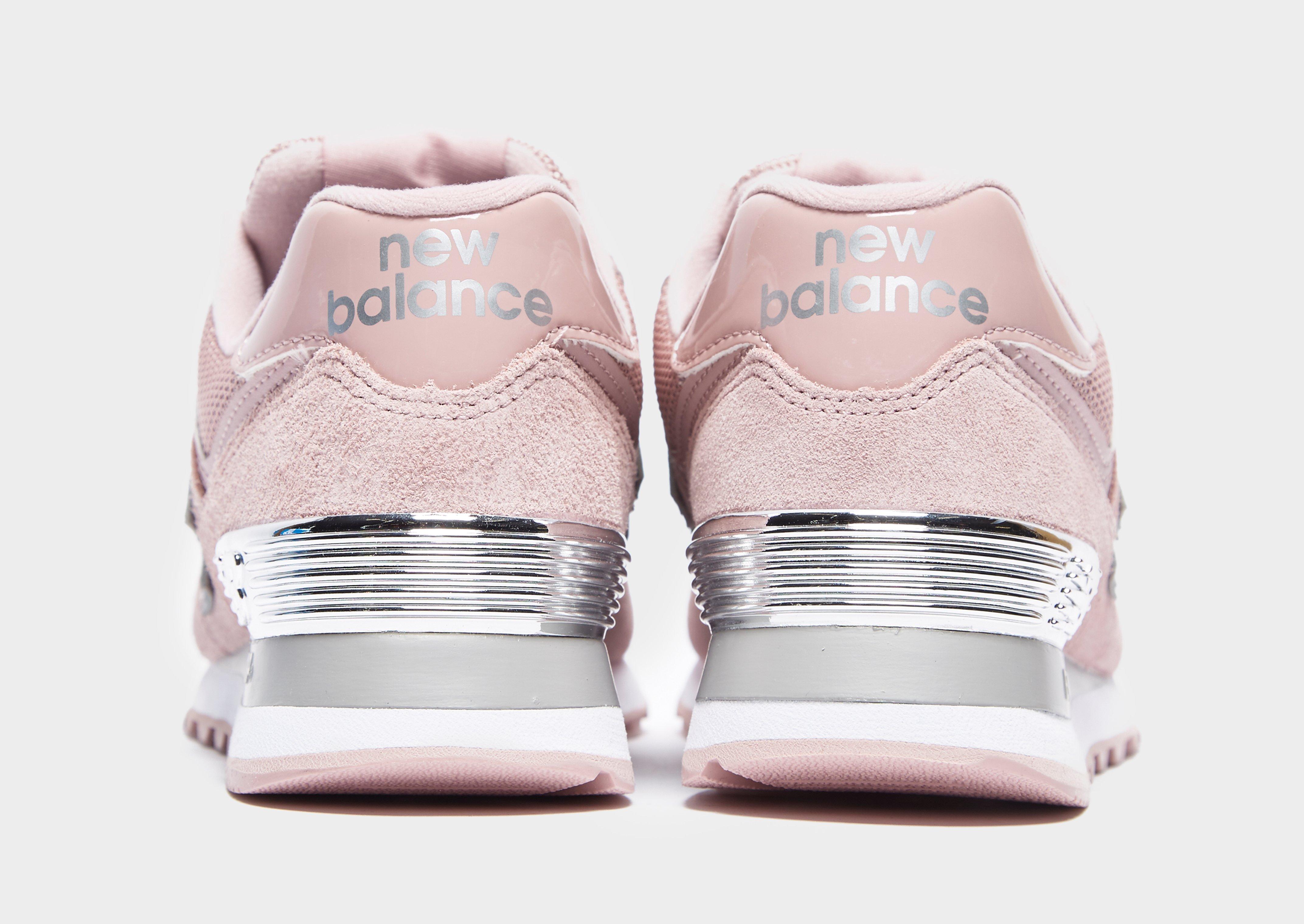 new balance 574 beige and pink