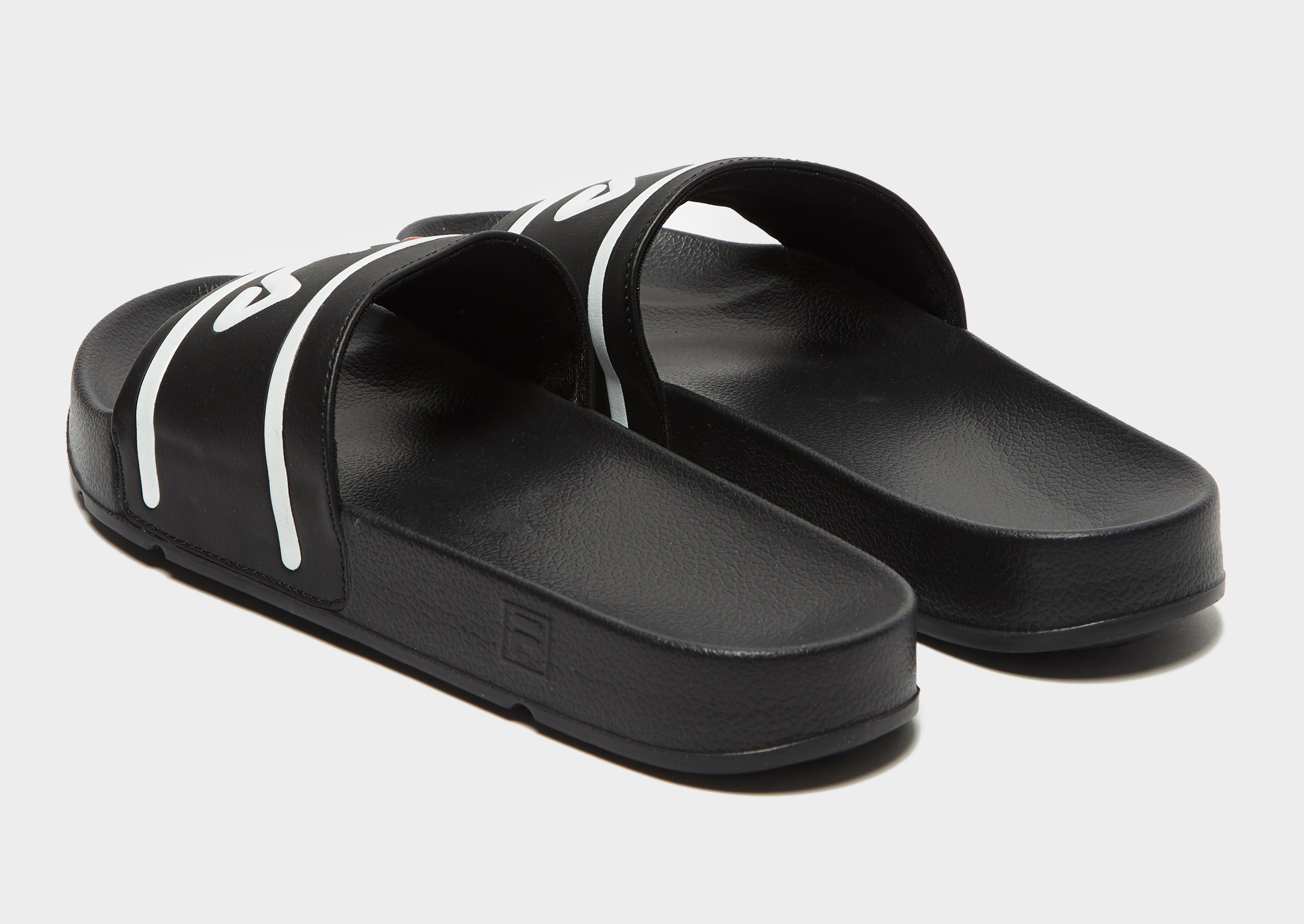 fila drifter slides black