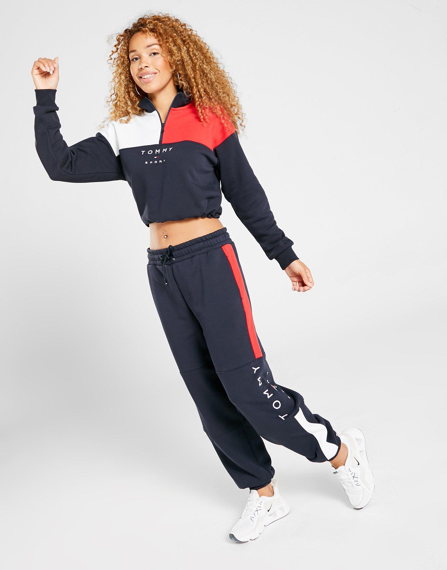 tommy hilfiger colour block track pants
