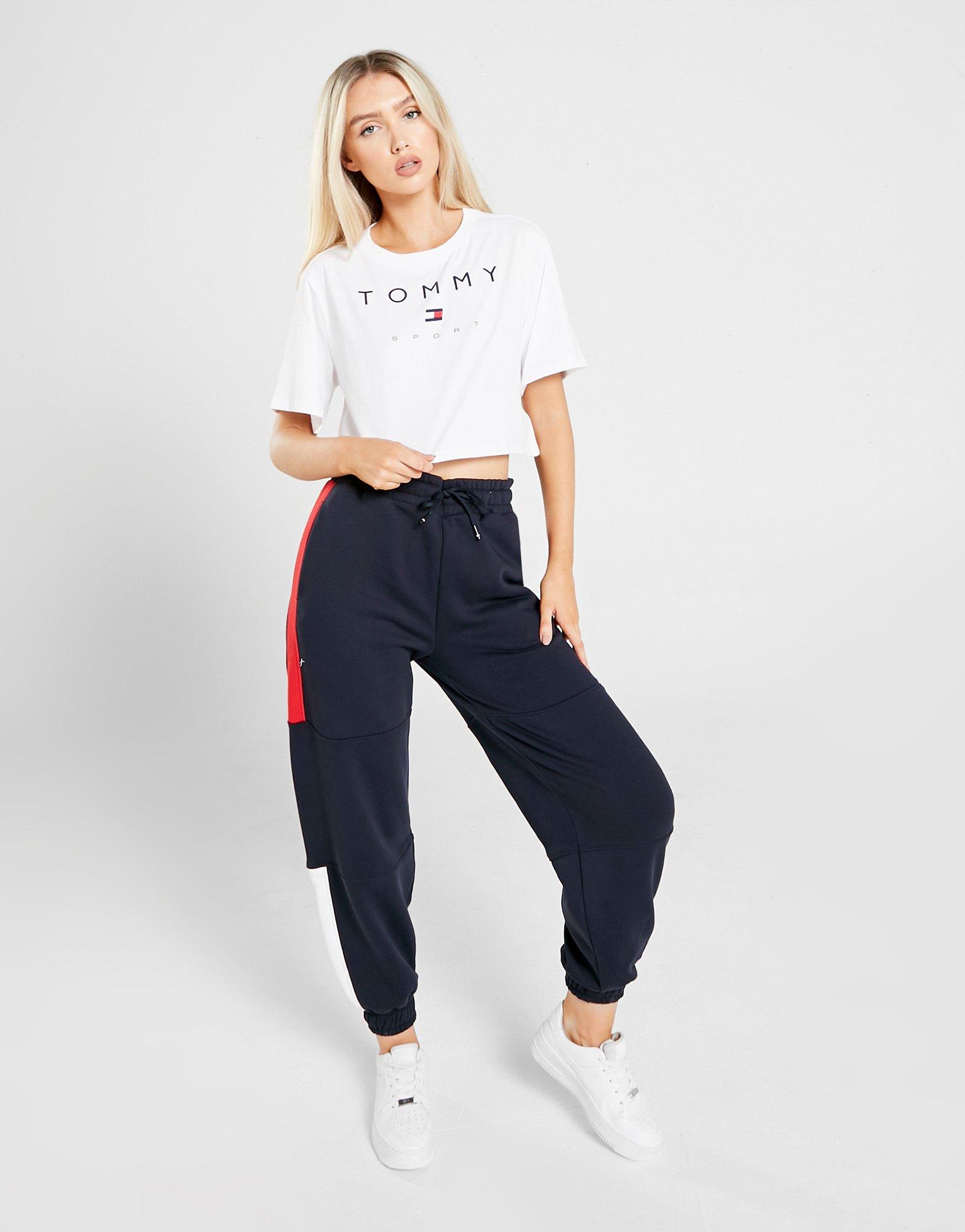 tommy hilfiger cropped t shirt