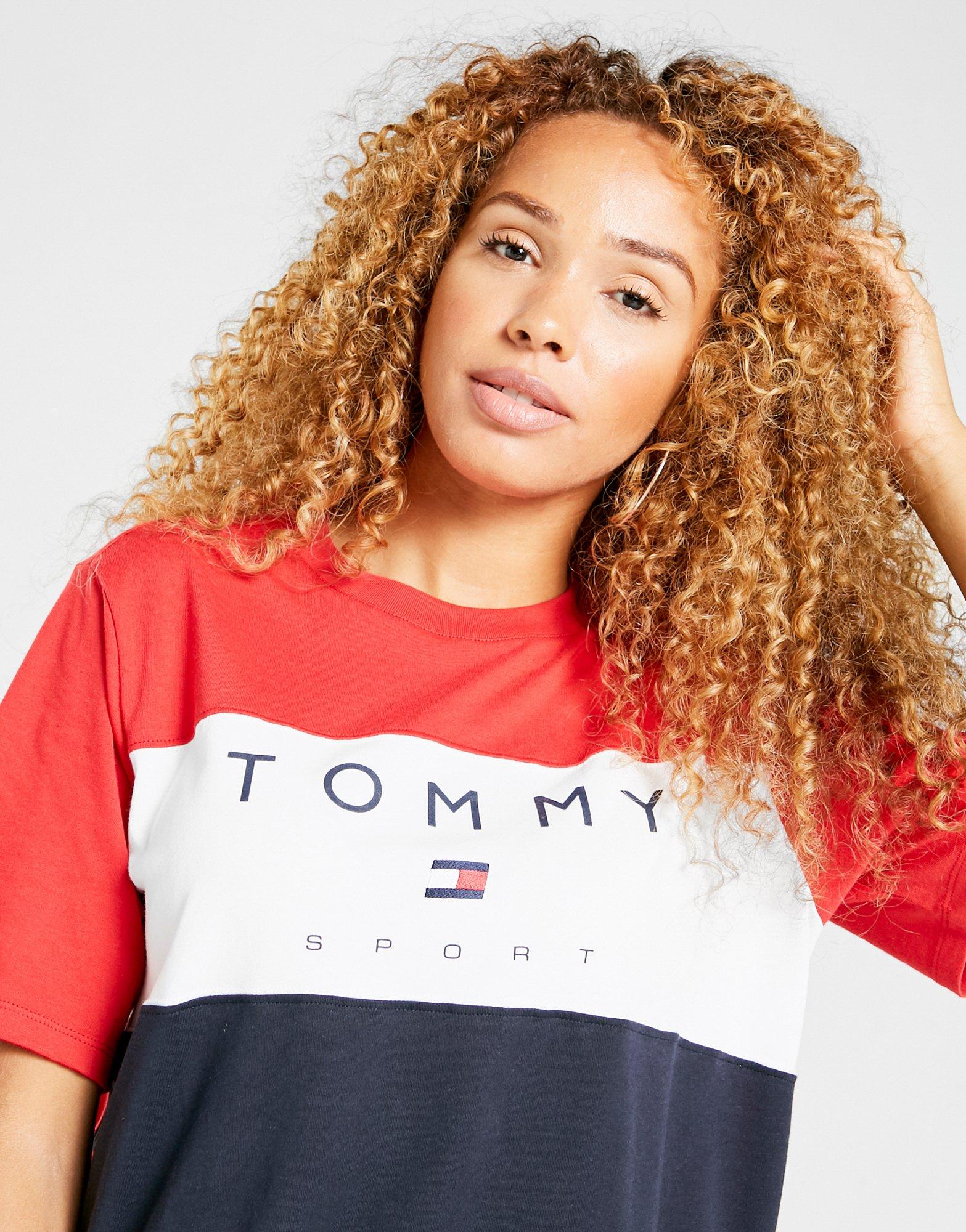Red Tommy Hilfiger Colour Block 