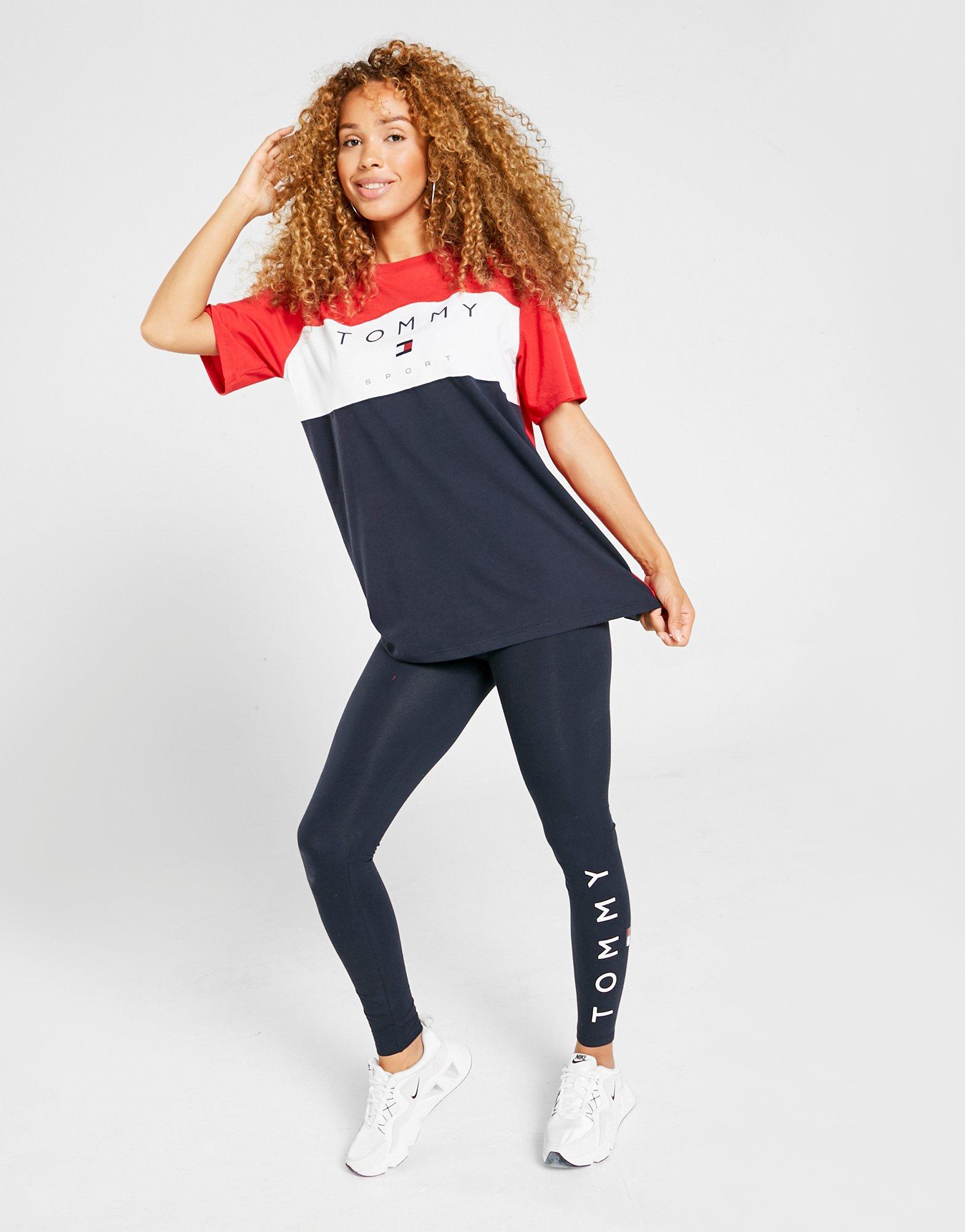 tommy hilfiger leggings and shirt