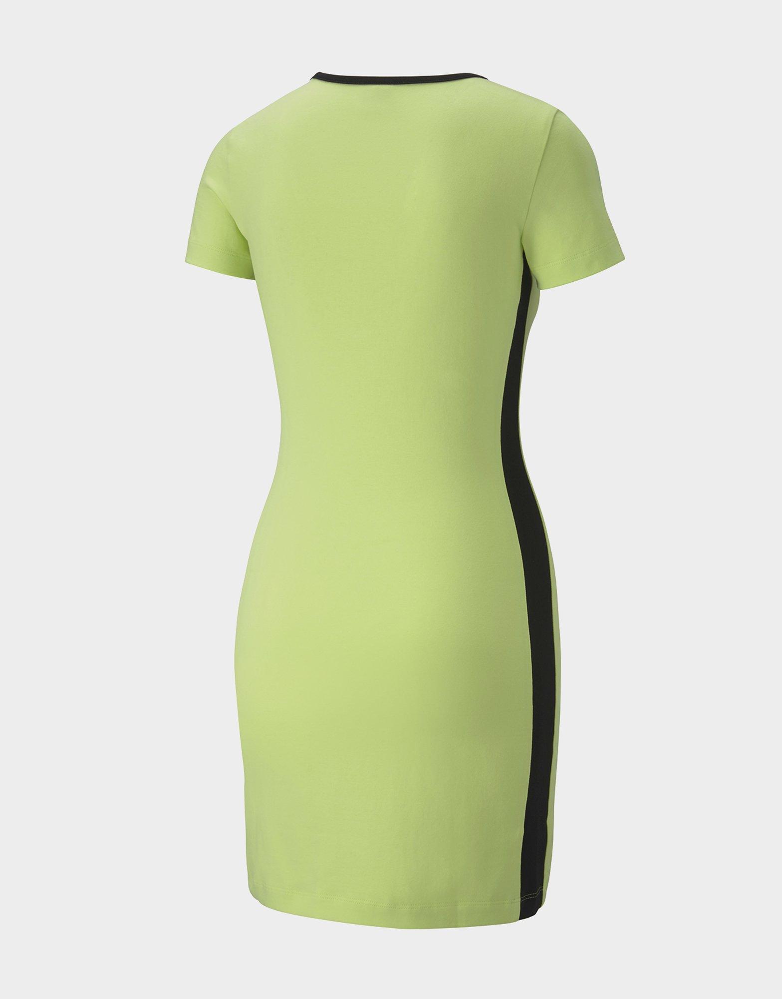 green puma dress