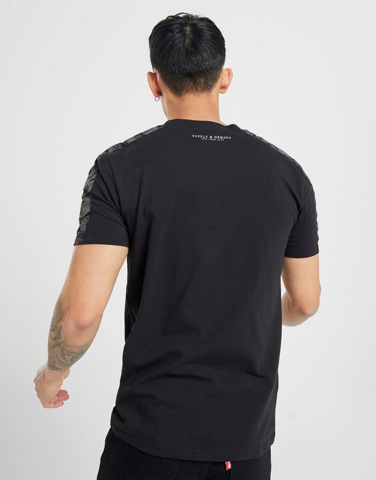 Buy Black Supply & Demand Twin Tone T-Shirt | JD Sports | JD Sports Ireland