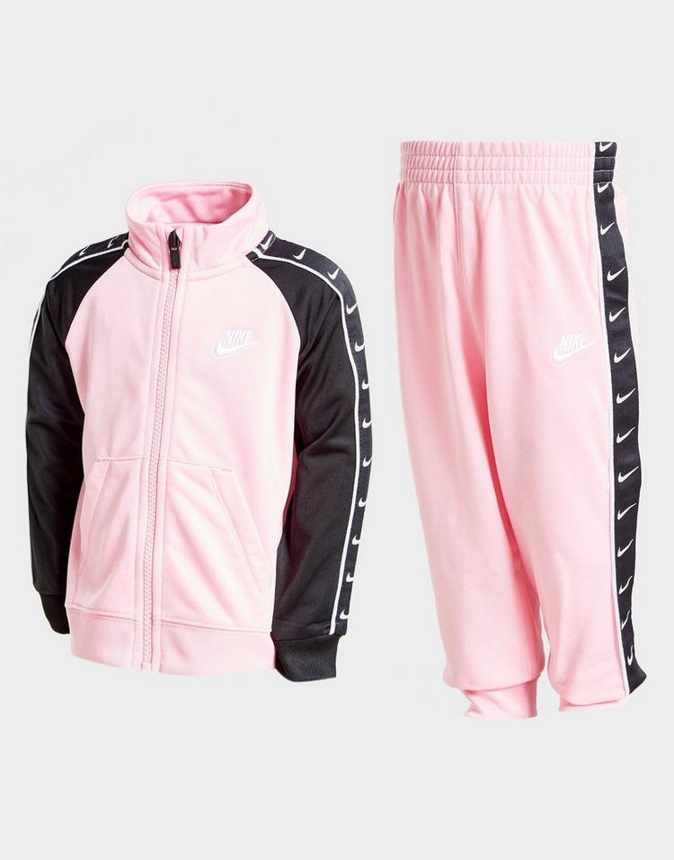 Pink Nike Girls� Swoosh Tape Tracksuit Infant JD Sports