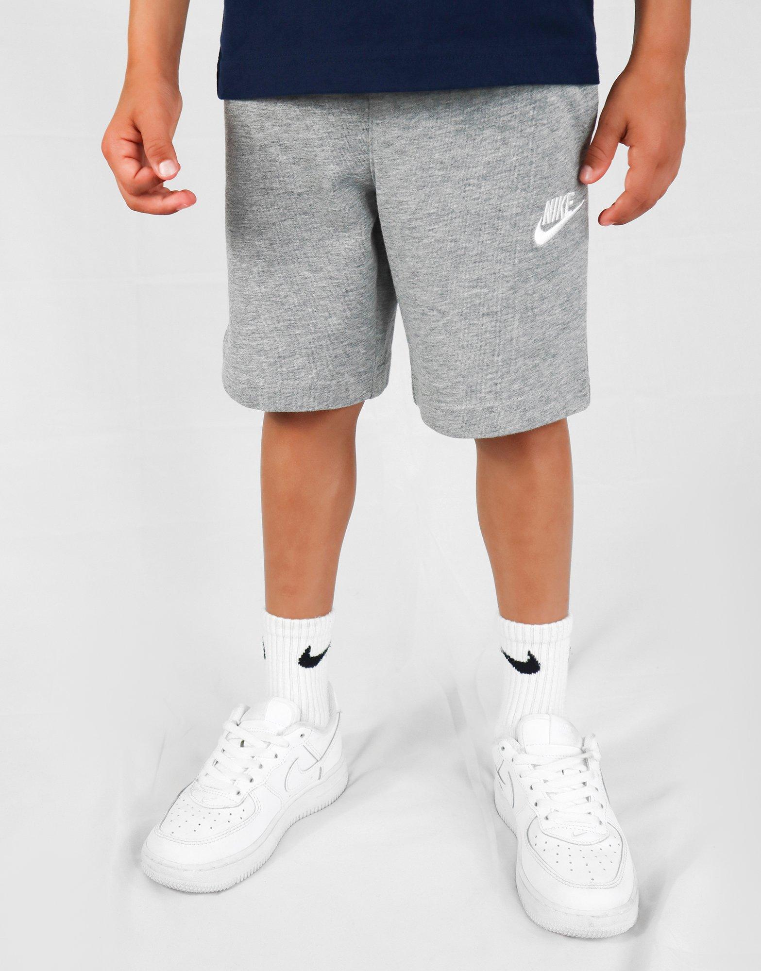 nike club shorts grey