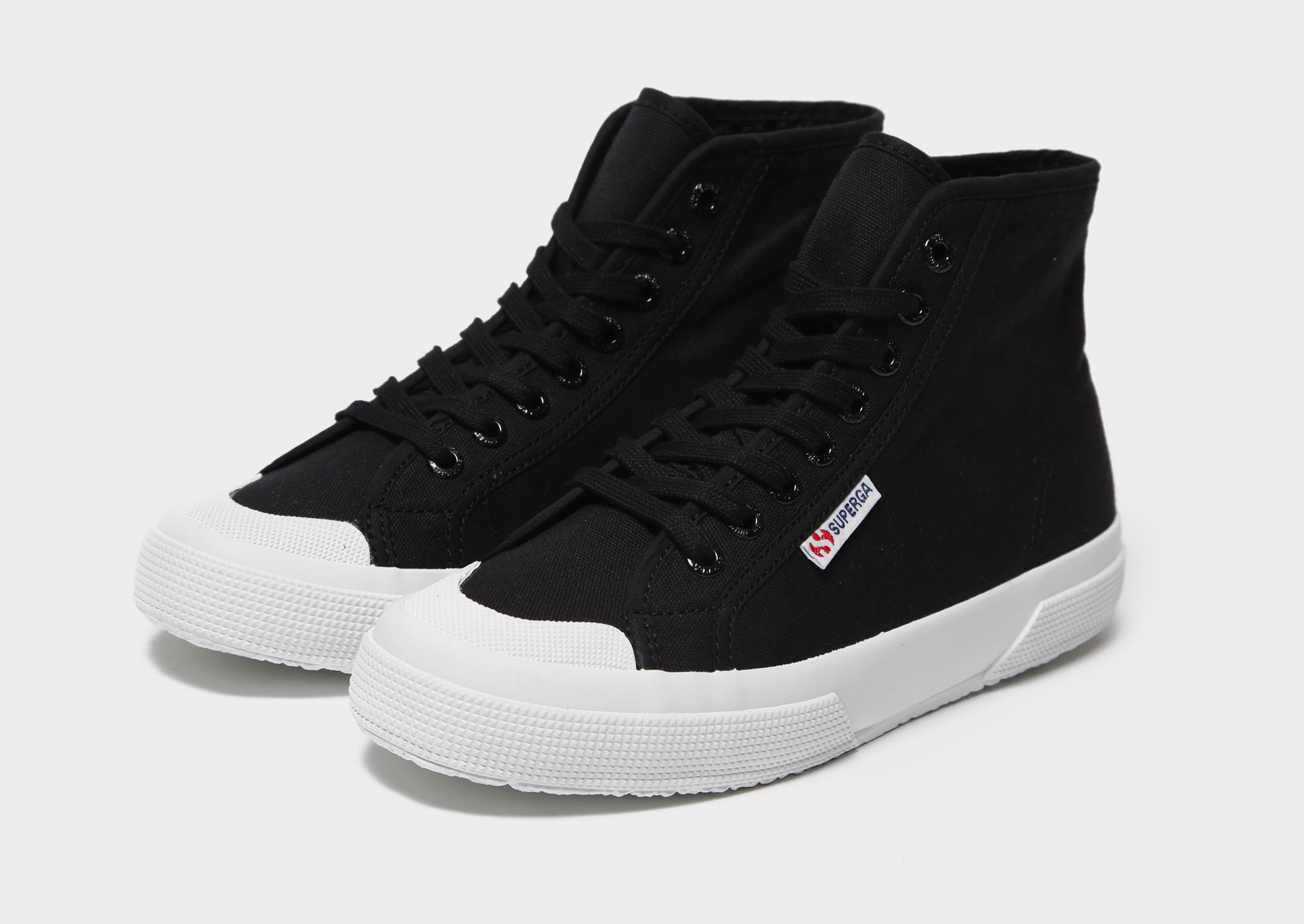 superga black womens