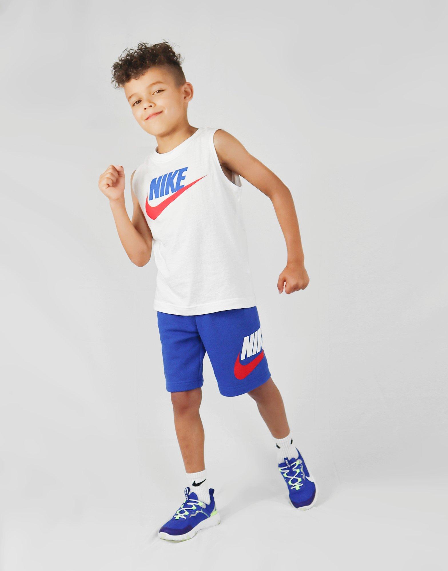 pantaloncini nike bambino bianche