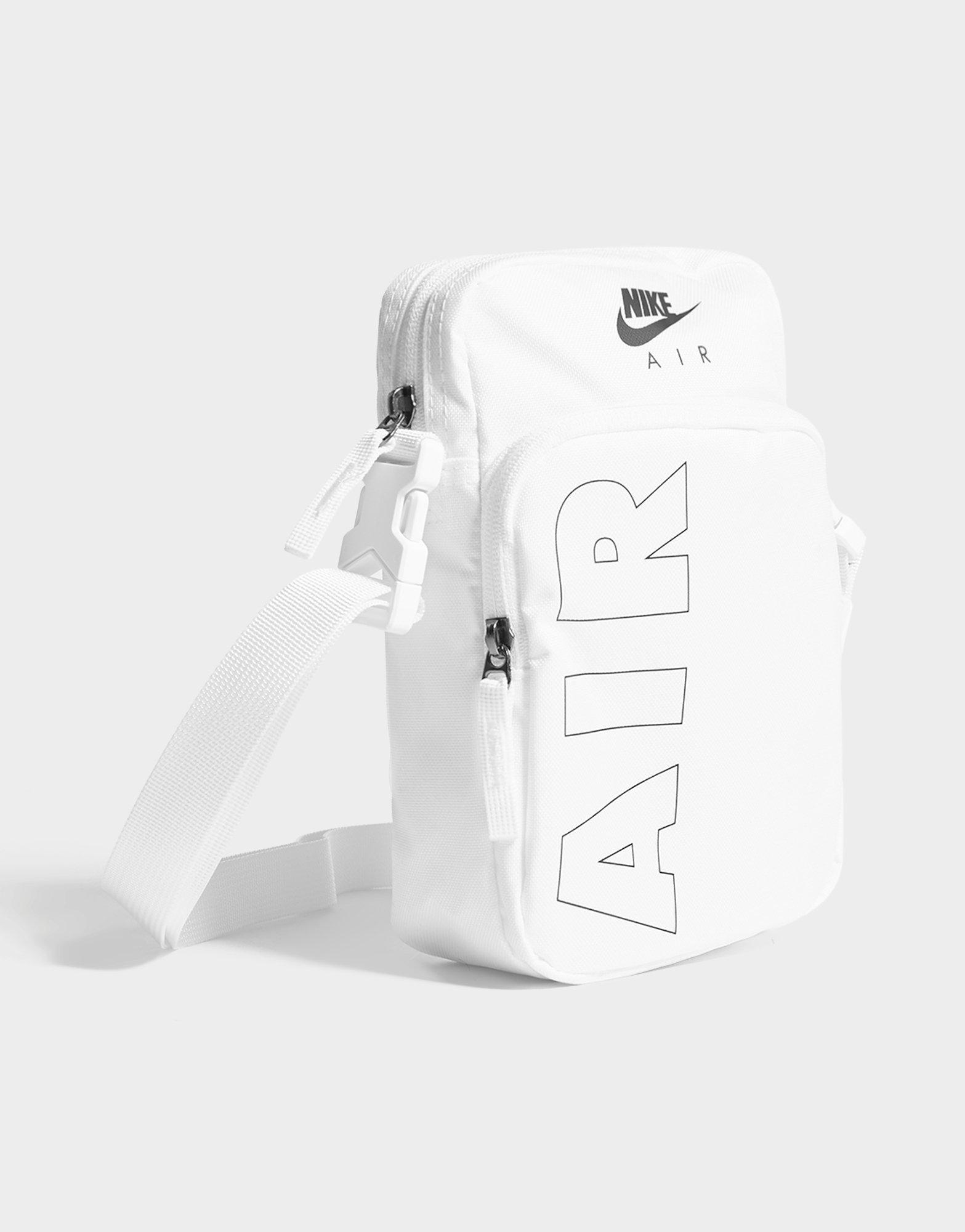 nike shoulder bag white