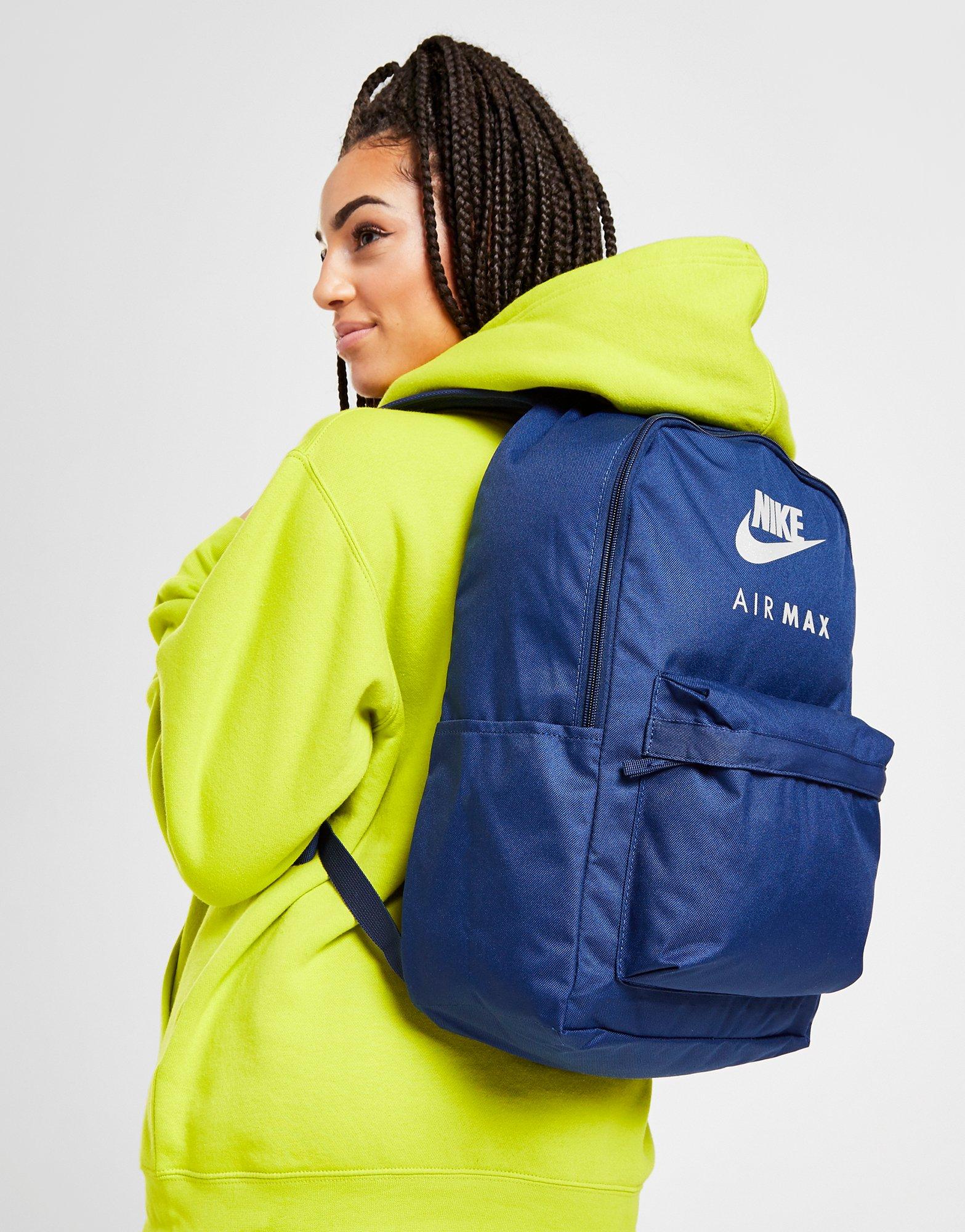 nike air backpack yellow